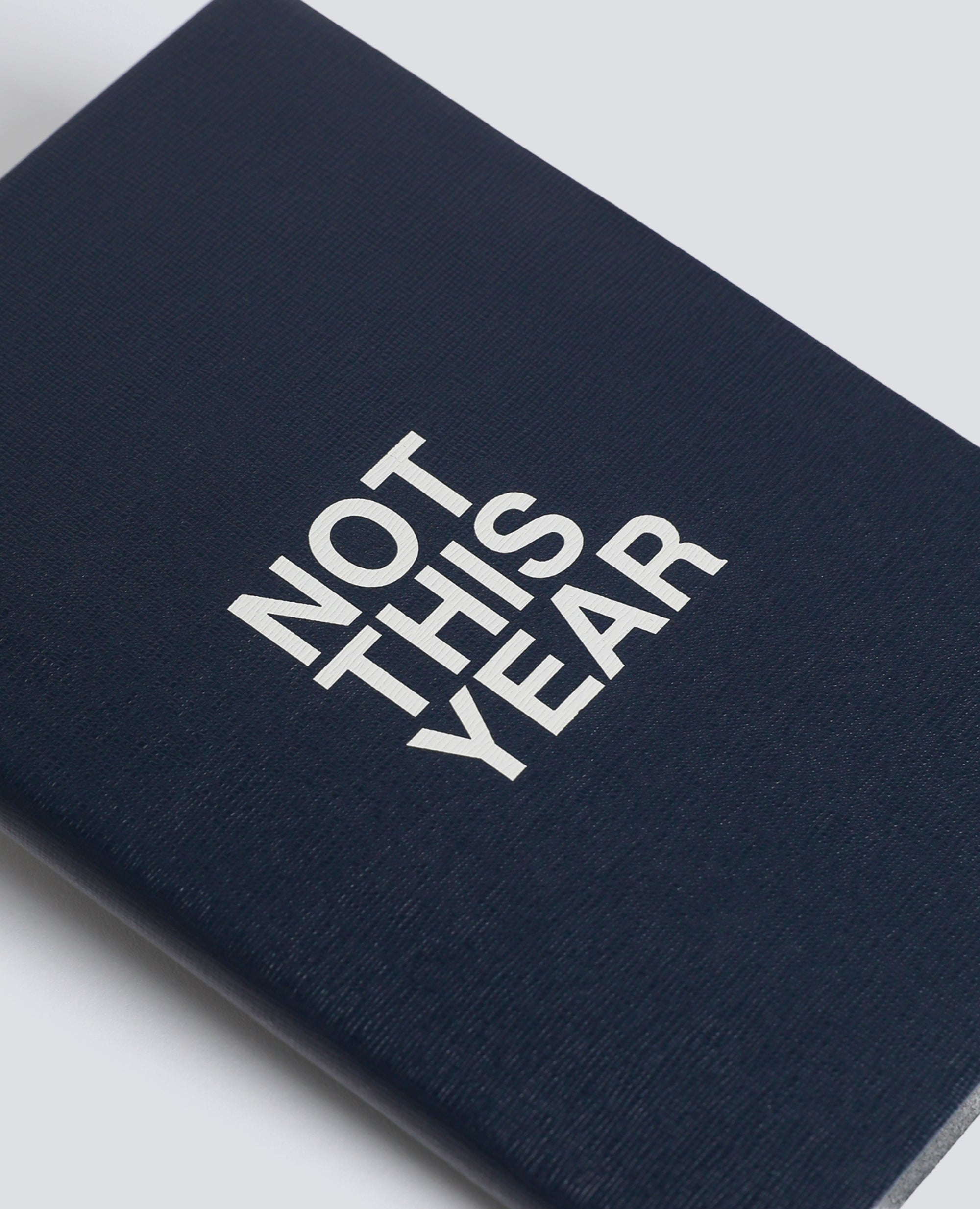 NOTEBOOK "NOT THIS YEAR" PINEIDER 1774 X ASPESI-BLU-BLUE-AZUL-BLAU-BLEU