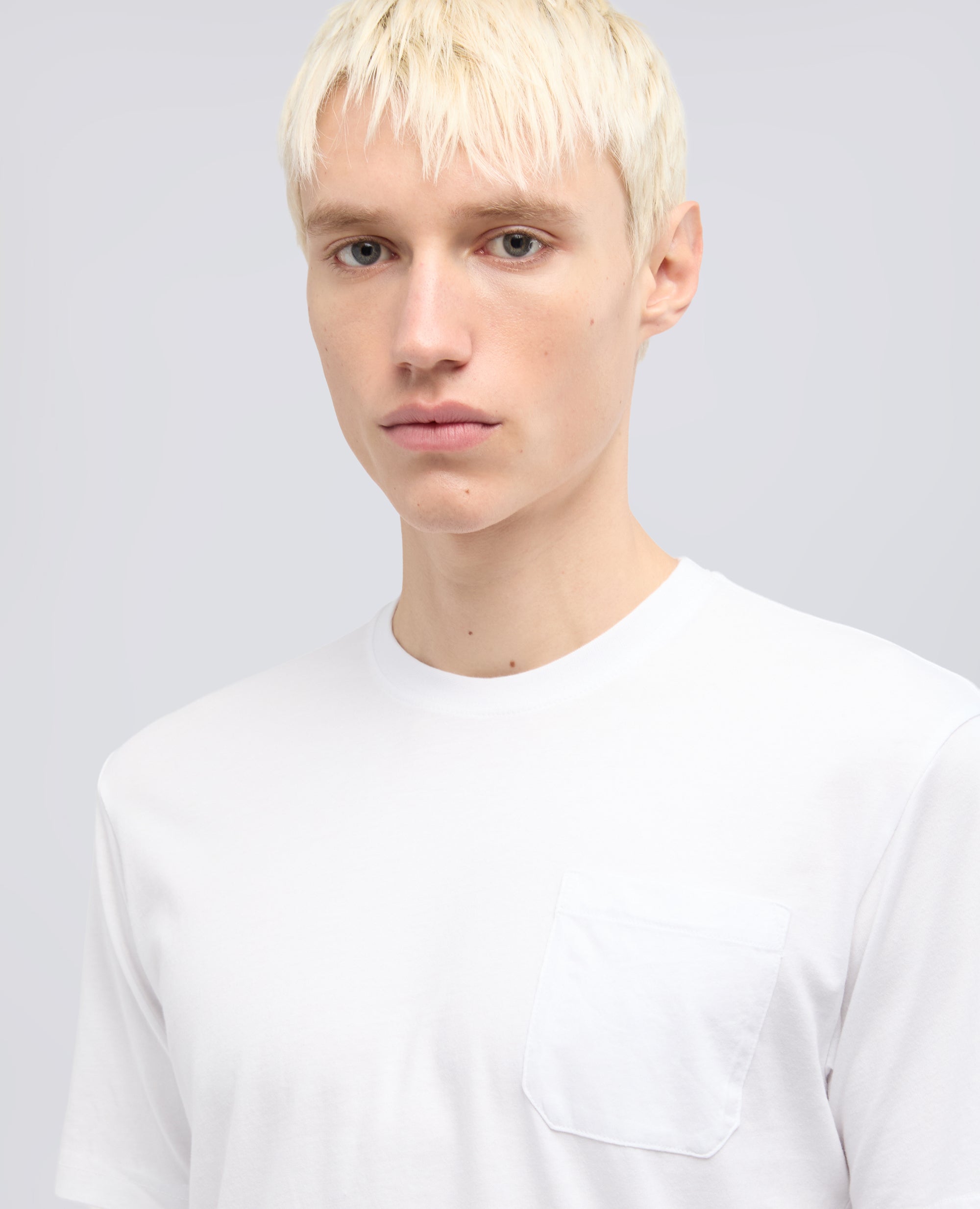 TSHIRT IN JERSEY DI COTONE-BIANCO-WHITE-BLANCO-WEISS-BLANC