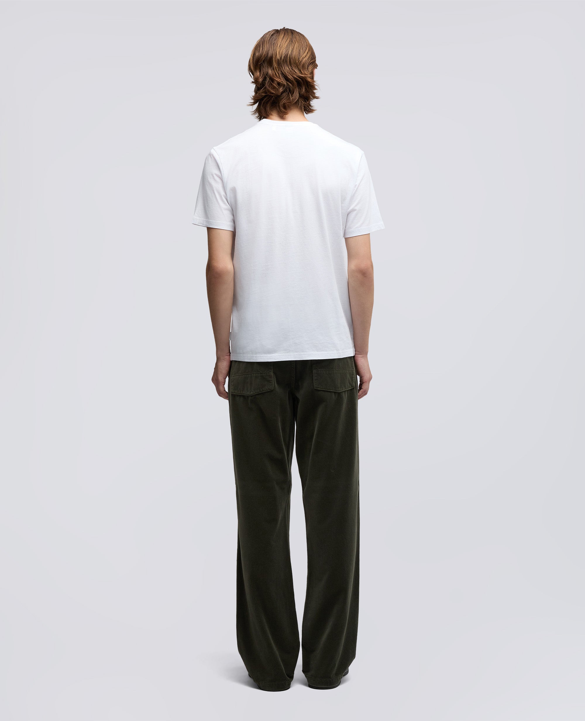 T-SHIRT IN JERSEY DI COTONE-BIANCO-WHITE-BLANCO-WEISS-BLANC