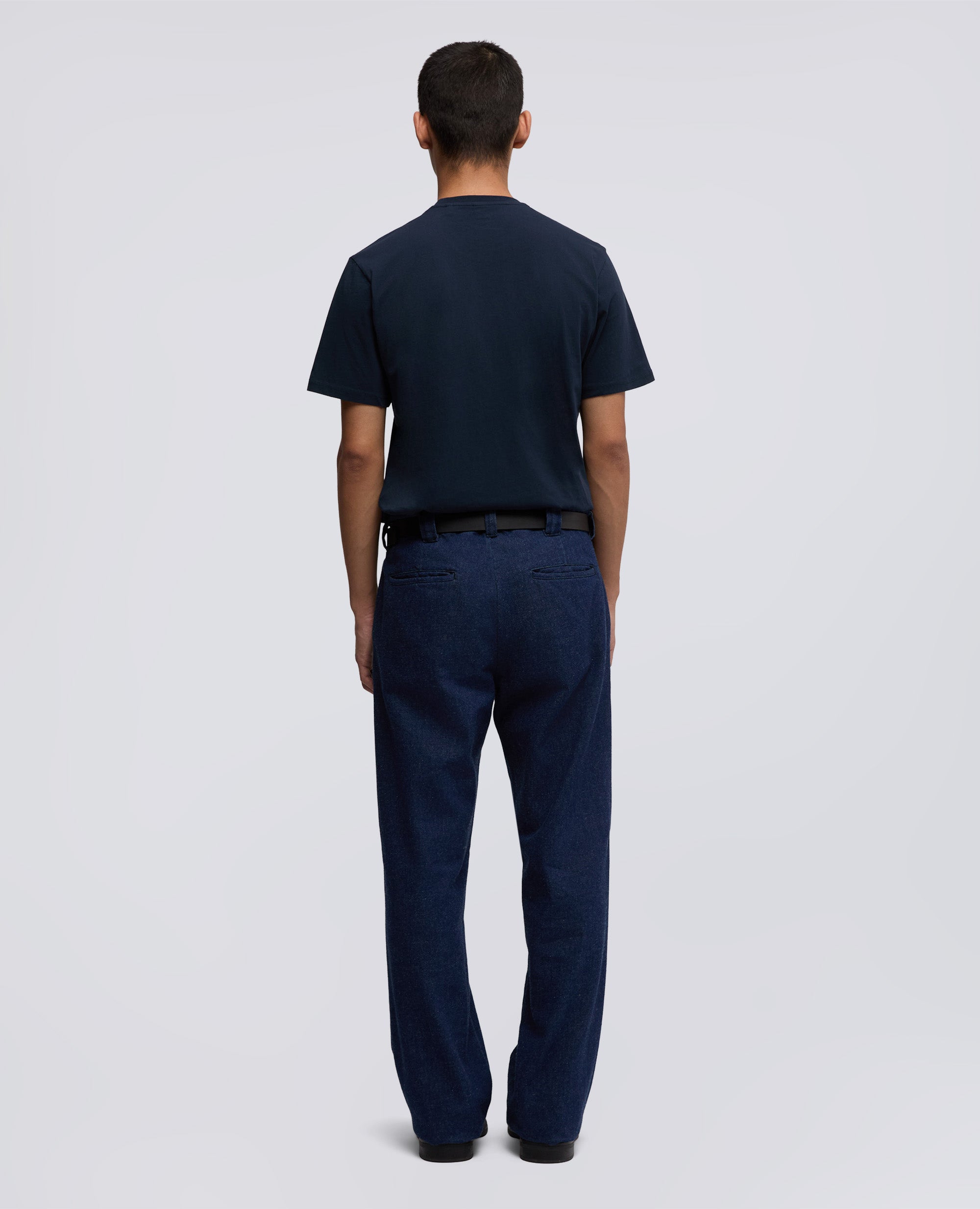 T-SHIRT IN JERSEY DI COTONE-NAVY-NAVY-AZUL MARINO-NAVY-NAVY