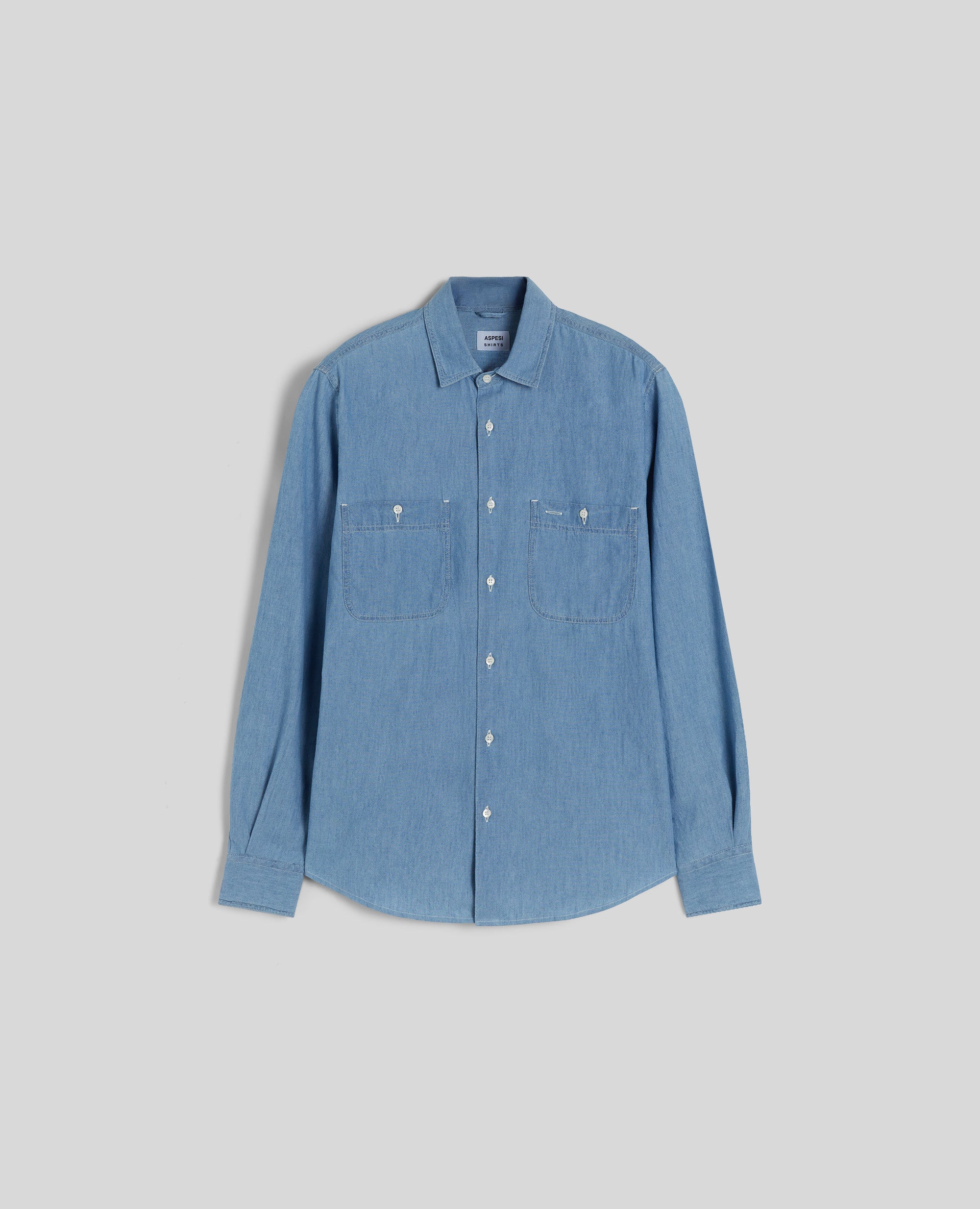 CAMICIA DA LAVORO NEW C SLIM-DENIM CHIARO-LIGHT DENIM-DENIM CLARO-HELLES DENIM-DENIM CLAIR