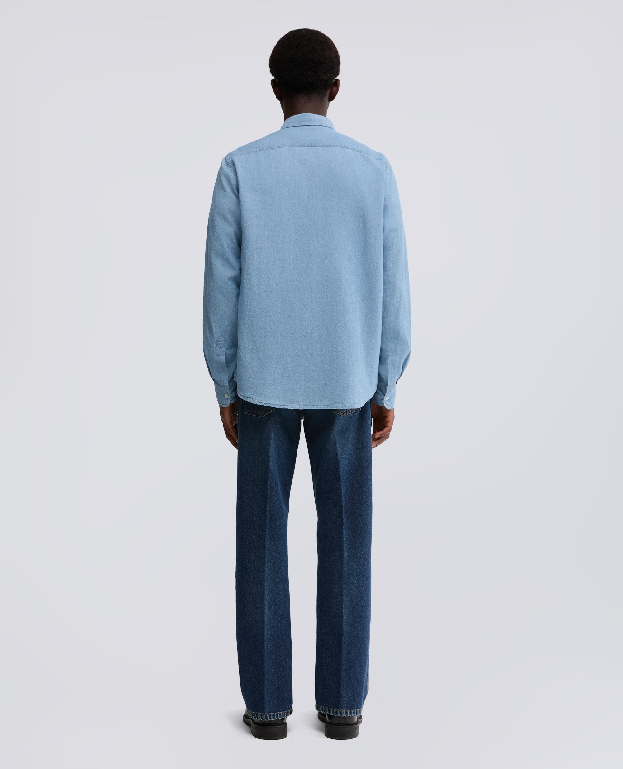 CAMICIA DA LAVORO NEW C SLIM-DENIM CHIARO-LIGHT DENIM-DENIM CLARO-HELLES DENIM-DENIM CLAIR