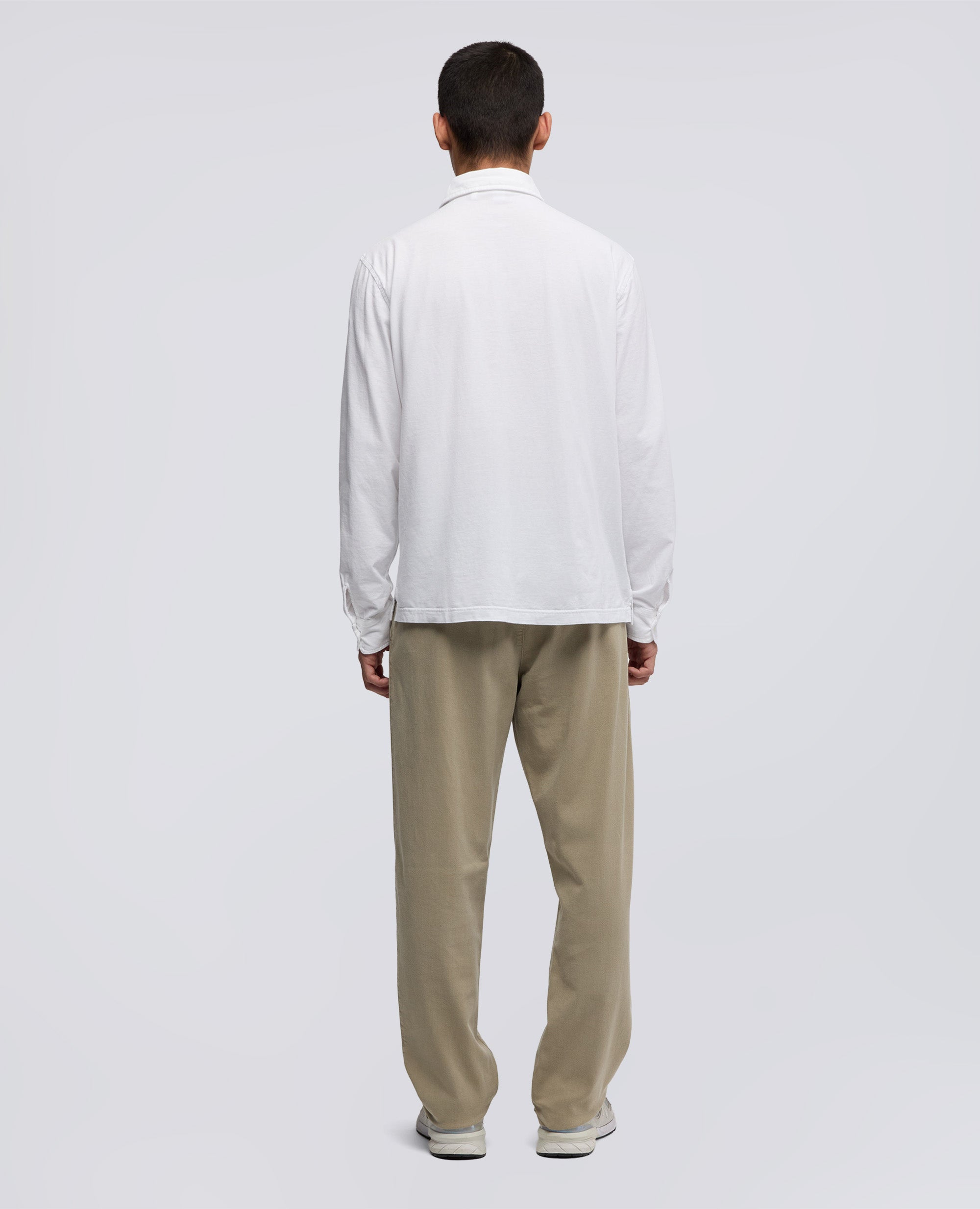 POLO LUIGI IN JERSEY DI COTONE-BIANCO-WHITE-BLANCO-WEISS-BLANC