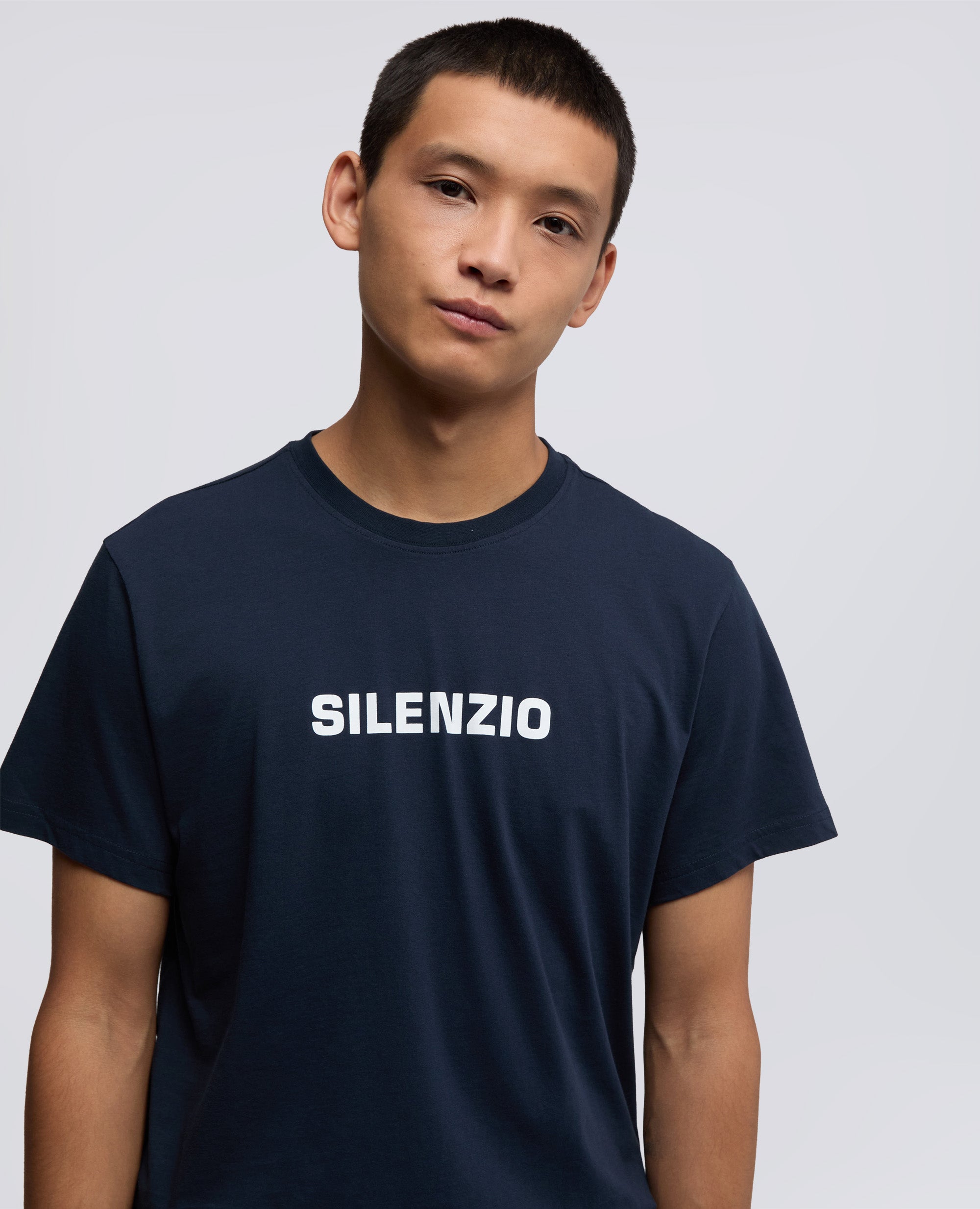 T-SHIRT IN JERSEY DI COTONE CON STAMPA-NAVY-NAVY-AZUL MARINO-NAVY-NAVY