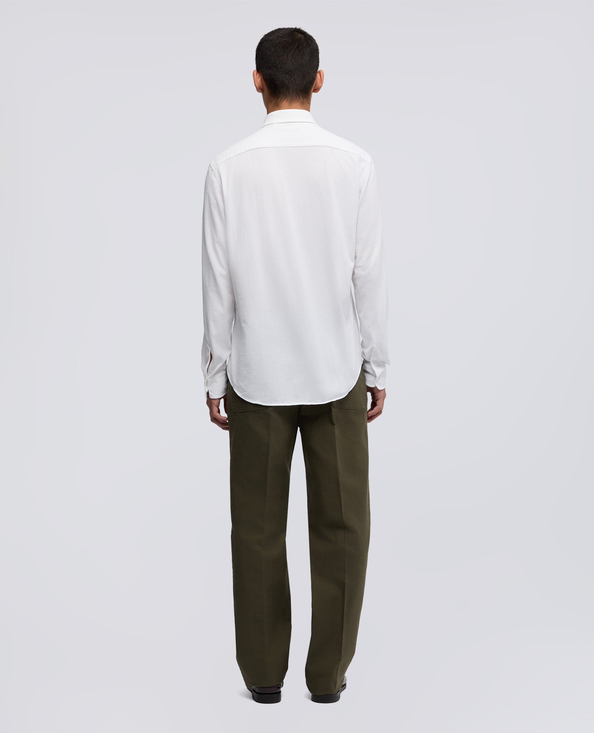 CAMICIA IN JERSEY VELLUTATO-BIANCO-WHITE-BLANCO-WEISS-BLANC