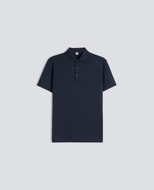 POLO IN JERSEY DI COTONE-NAVY-NAVY-AZUL MARINO-NAVY-NAVY