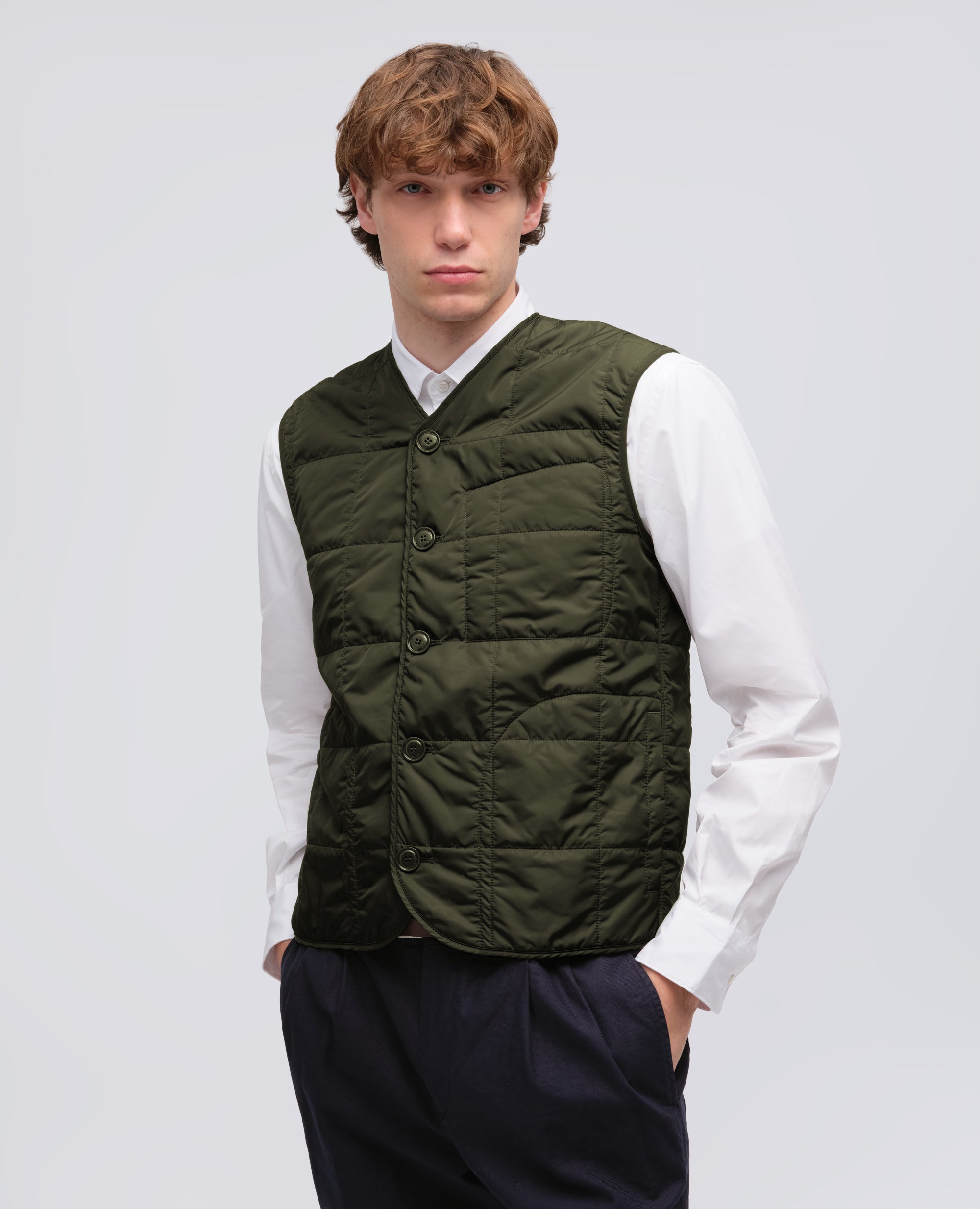 MINI FIELD JACKET IN GABARDINA DI COTONE-MILITARE-MILITARY-MILITAR-MILITAR-MILITAIRE