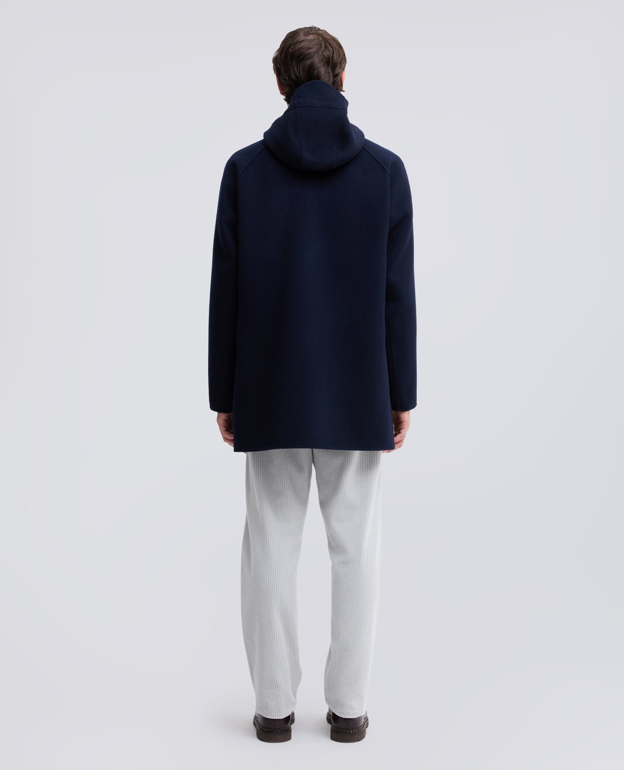 VESTE EN LAINE SUPER DOPPEL - BLU - ASPESI