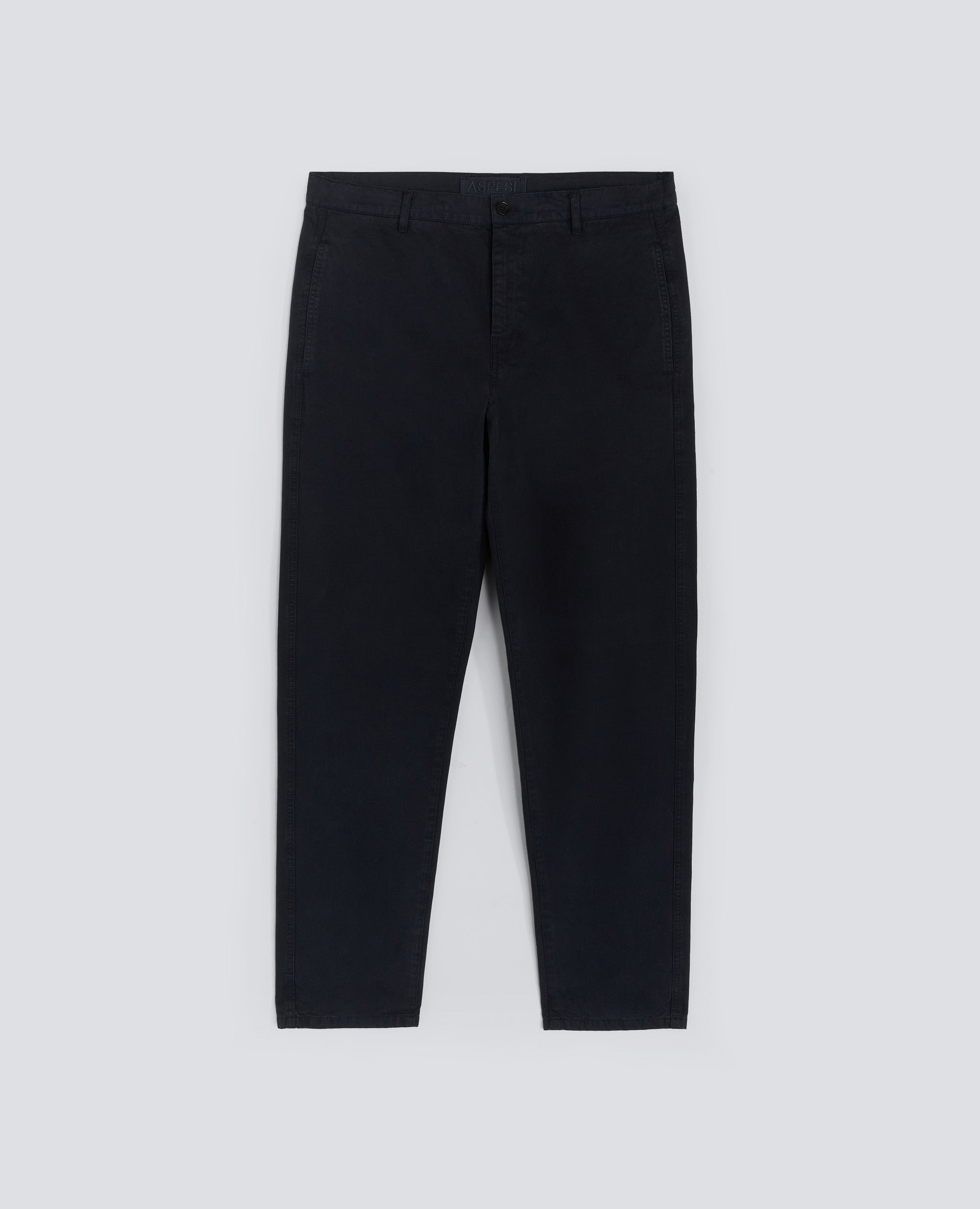 PANTALONE CHINO IN GABARDINA-NAVY-NAVY-AZUL MARINO-NAVY-NAVY