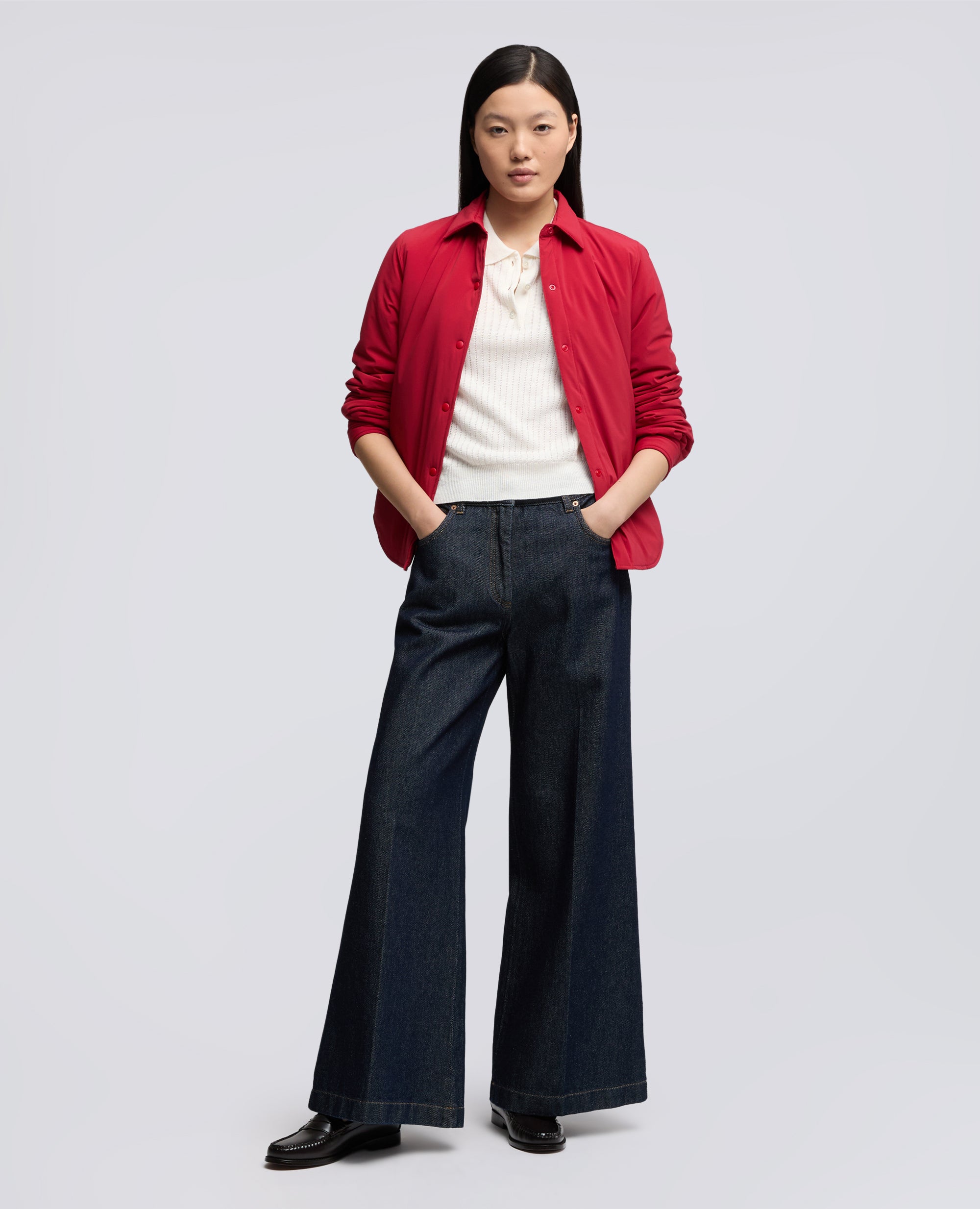 PANTALONE WIDE LEG IN DENIM-DENIM-DENIM-DENIM-DENIM-DENIM