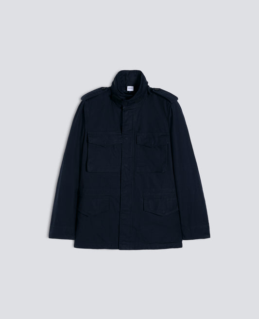 GIUBBOTTO MINI FIELD IN GABARDINE DI COTONE CON GILET INTERNO-NAVY-NAVY-AZUL MARINO-NAVY-NAVY