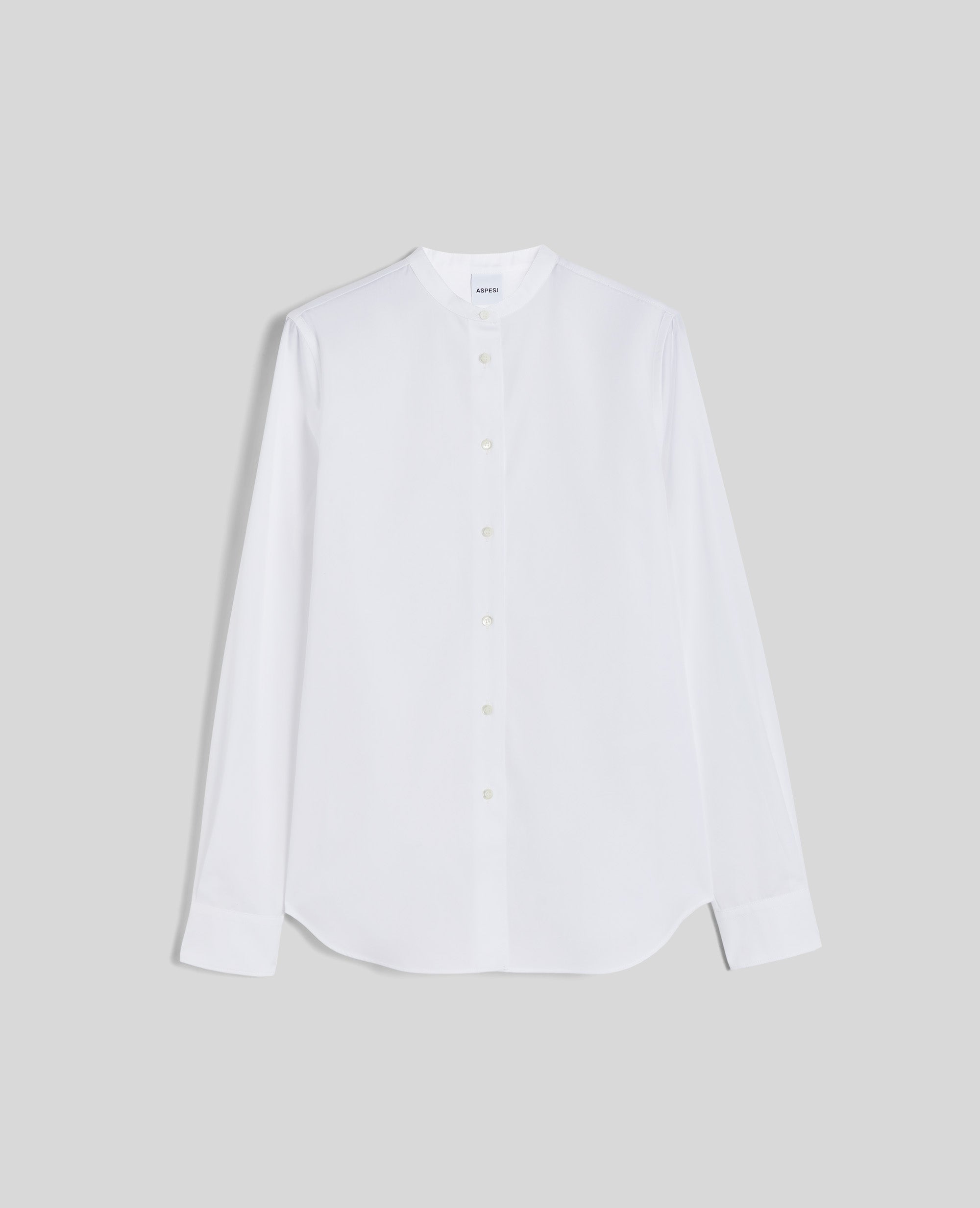 CAMICIA IN POPELINE DI MISTO COTONE-BIANCO-WHITE-BLANCO-WEISS-BLANC