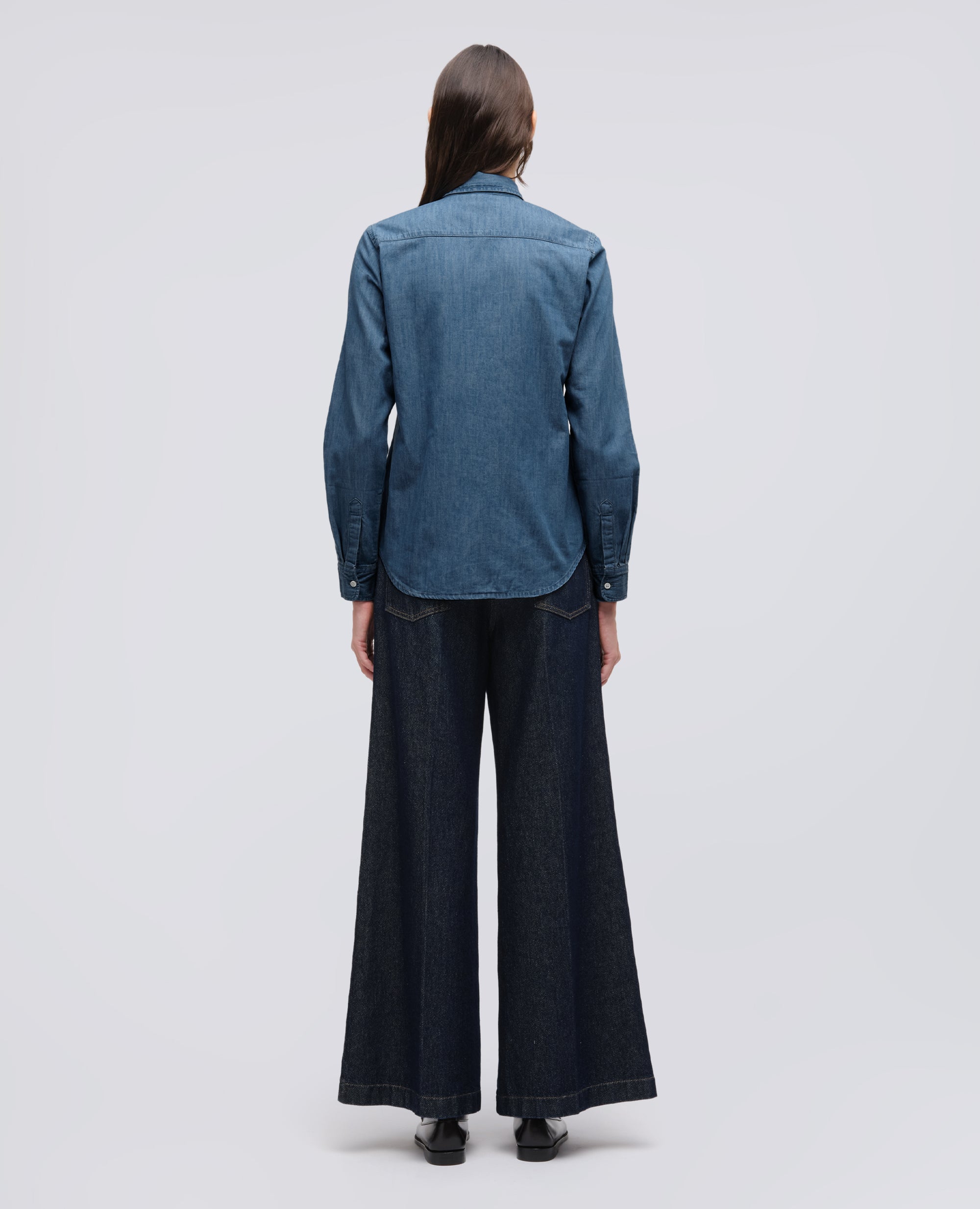 CAMICIA IN DENIM-DENIM-DENIM-DENIM-DENIM-DENIM