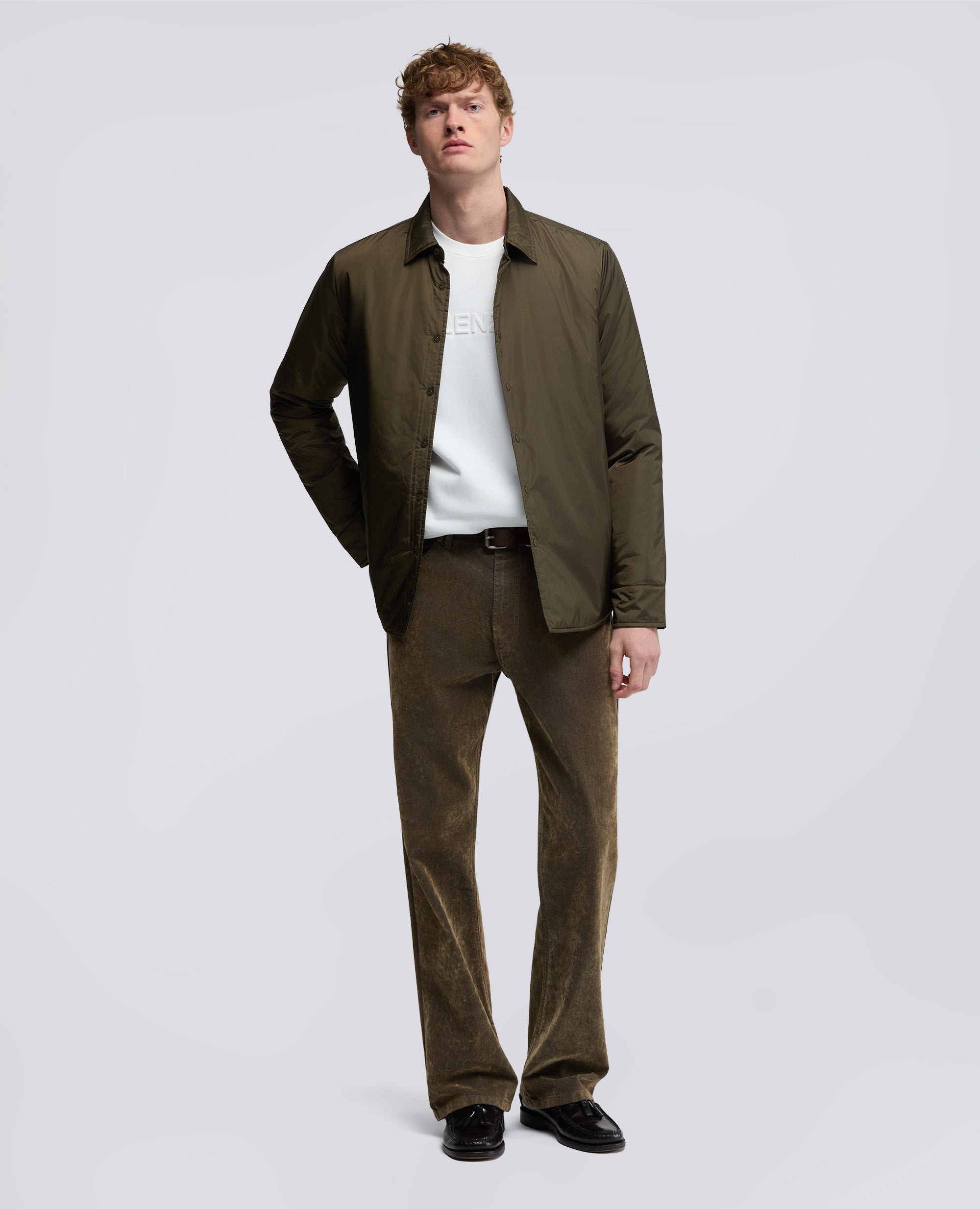 OVERSHIRT IN NYLON IDROREPELLENTE - MILITARE - ASPESI