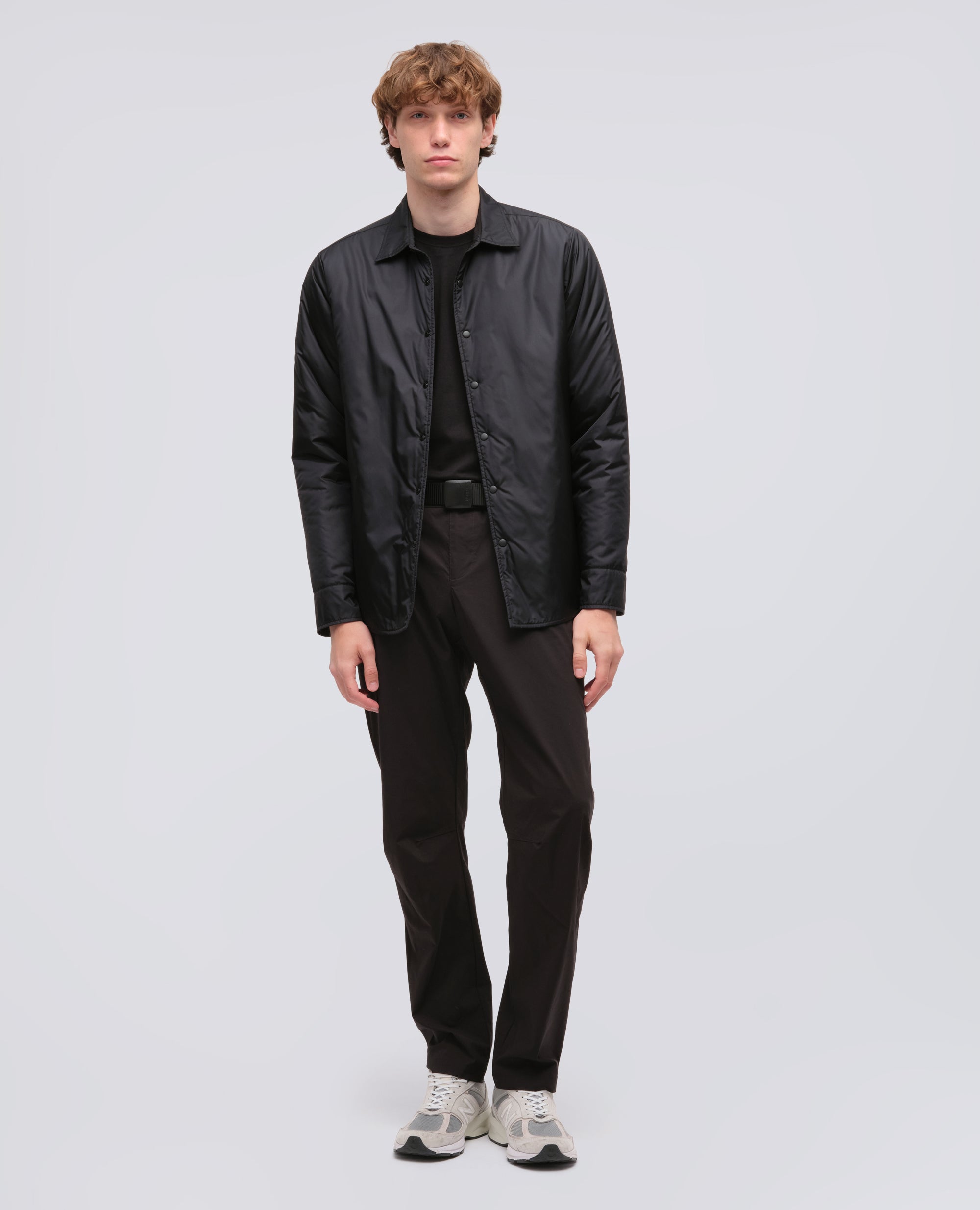 OVERSHIRT IN NYLON IDROREPELLENTE-NERO-BLACK-NEGRO-SCHWARZ-NOIR