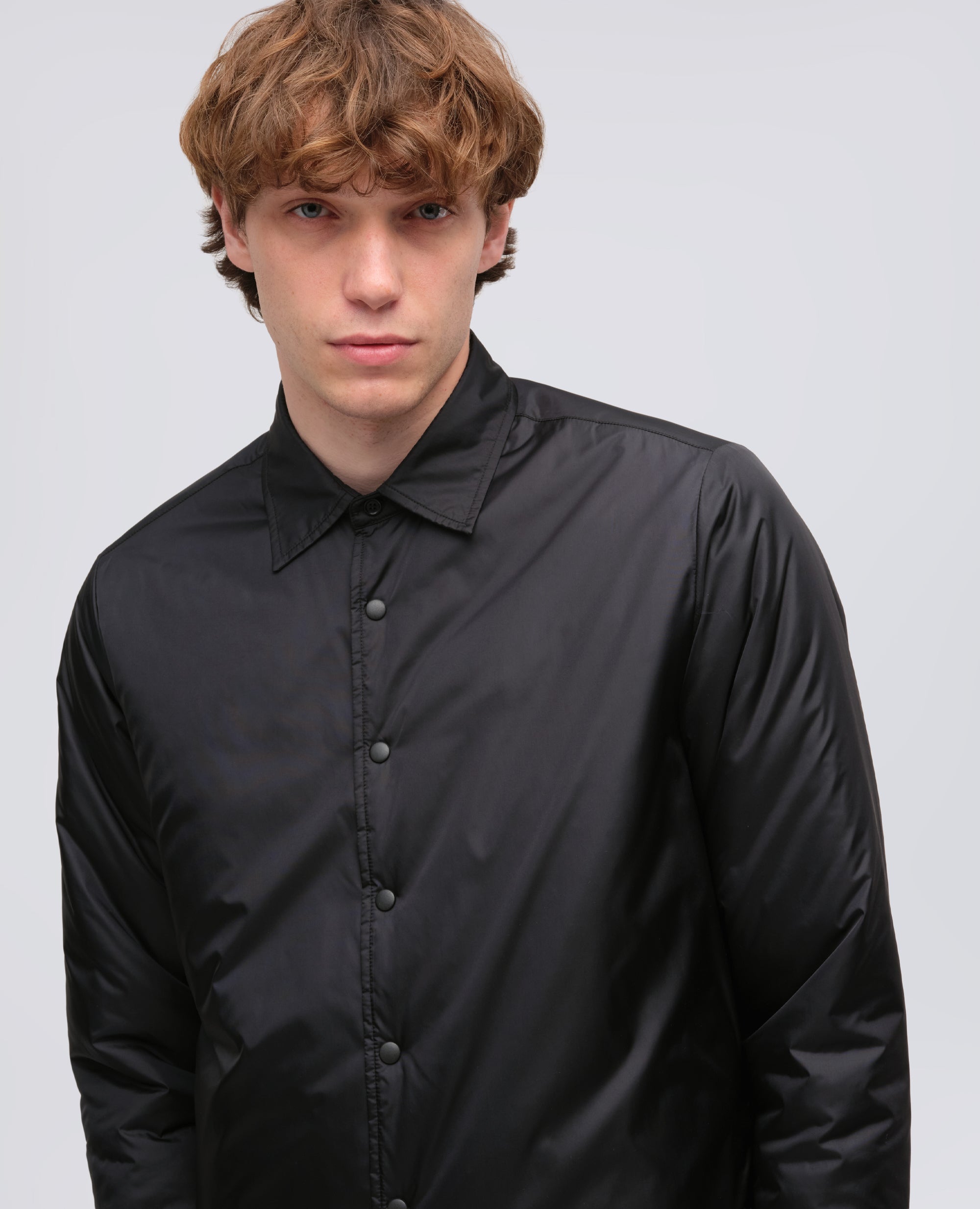 OVERSHIRT IN NYLON IDROREPELLENTE-NERO-BLACK-NEGRO-SCHWARZ-NOIR