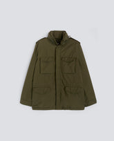 FIELD JACKET NEW CAMP IN NYLON TINTO CAPO-MILITARE-MILITARY-MILITAR-MILITAR-MILITAIRE