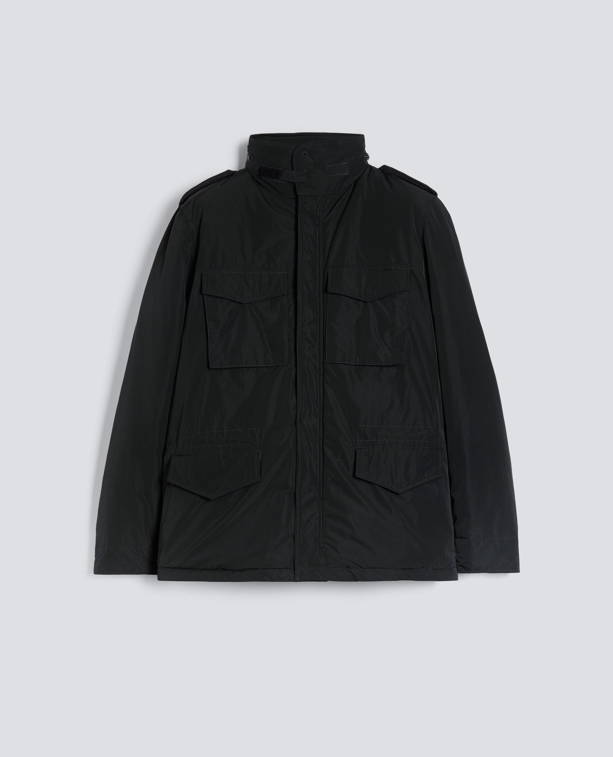 FILED JACKET MINI FIELD VENTO IN NYLON-NERO-BLACK-NEGRO-SCHWARZ-NOIR