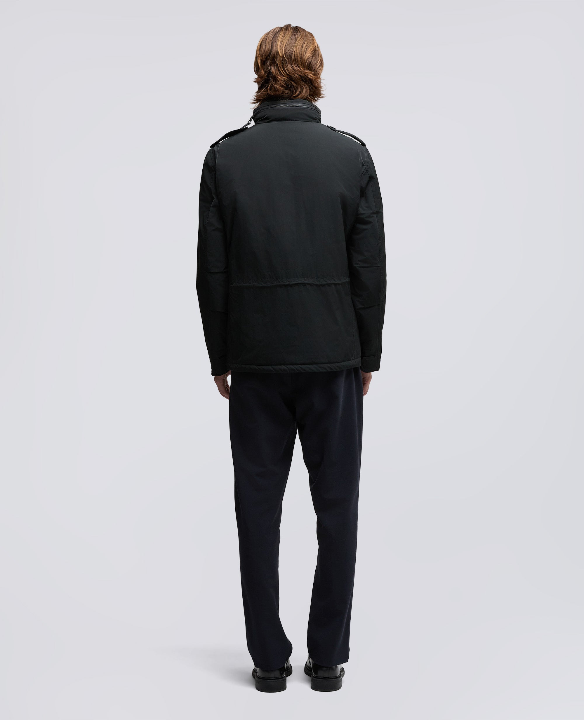 FILED JACKET MINI FIELD VENTO IN NYLON-NERO-BLACK-NEGRO-SCHWARZ-NOIR