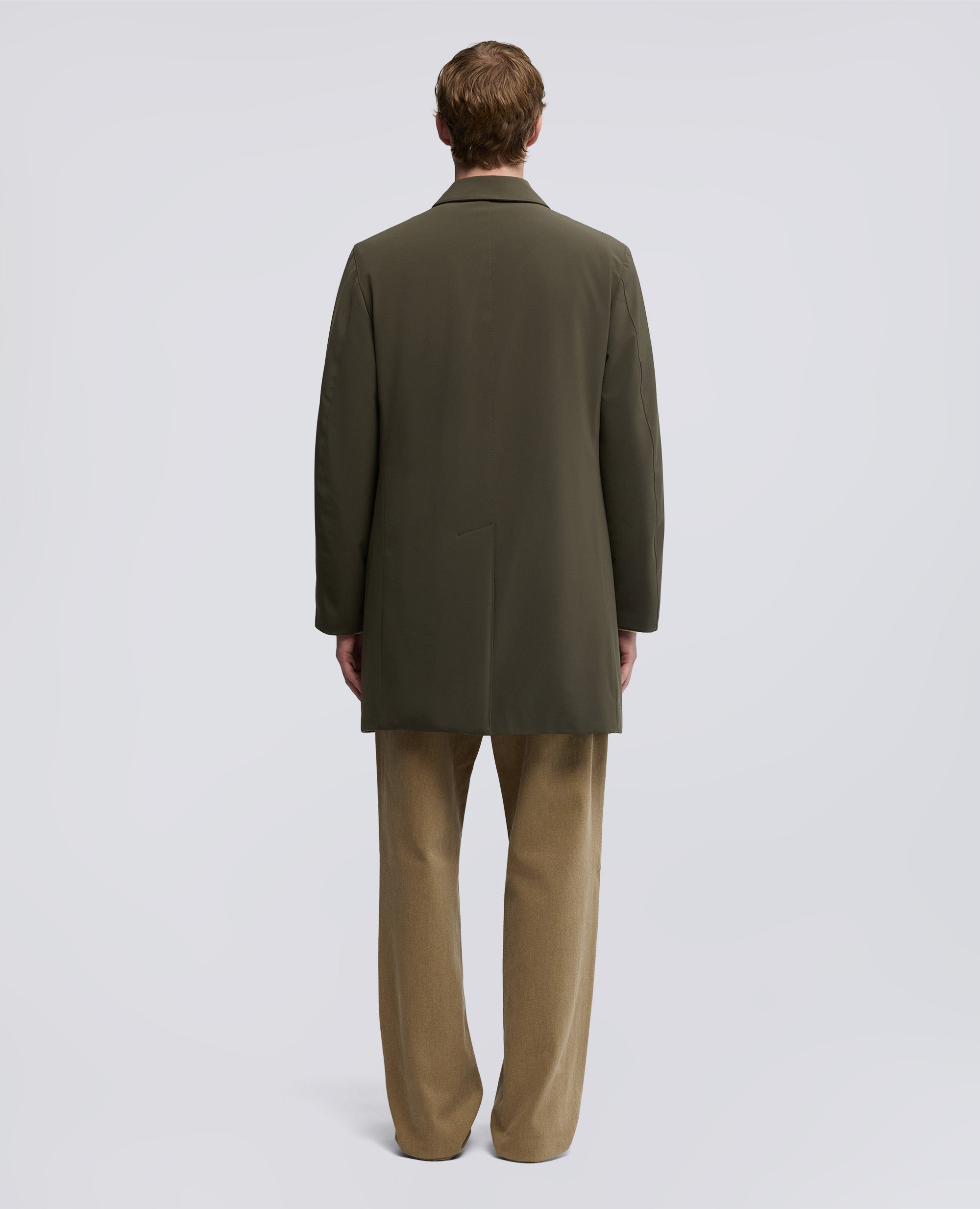 CAPPOTTO PERFETTO IN TESSUTO TECNICO-MILITARE-MILITARY-MILITAR-MILITAR-MILITAIRE