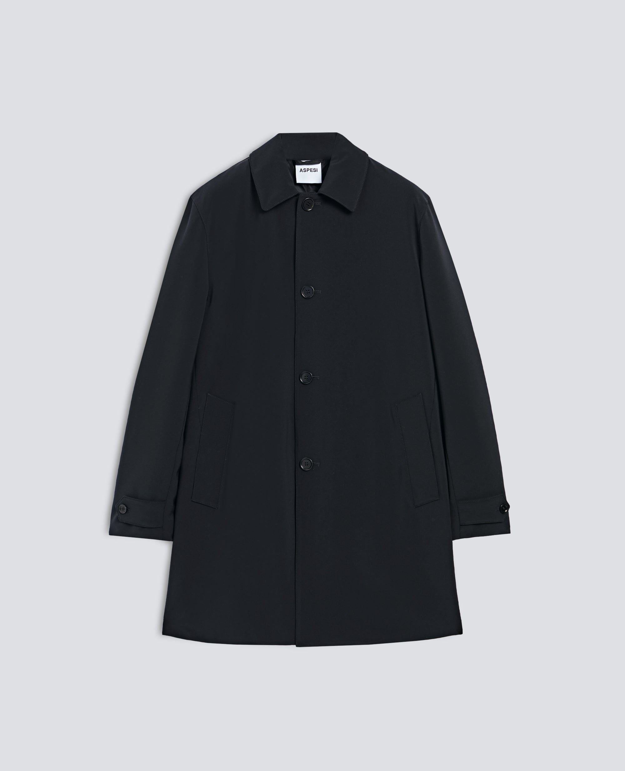 CAPPOTTO PERFETTO IN POLIESTERE - NERO - ASPESI