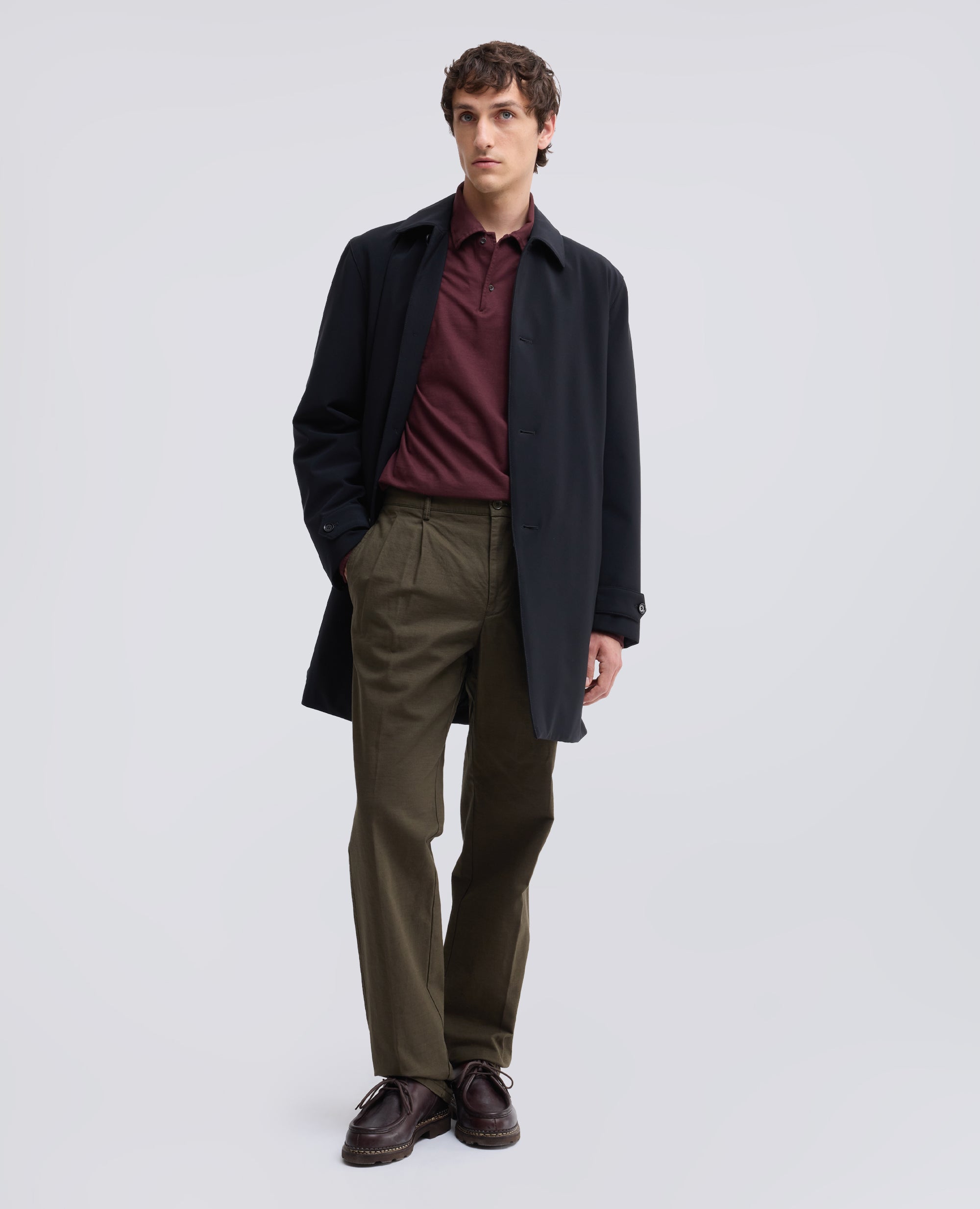 CAPPOTTO PERFETTO IN POLIESTERE - NERO - ASPESI