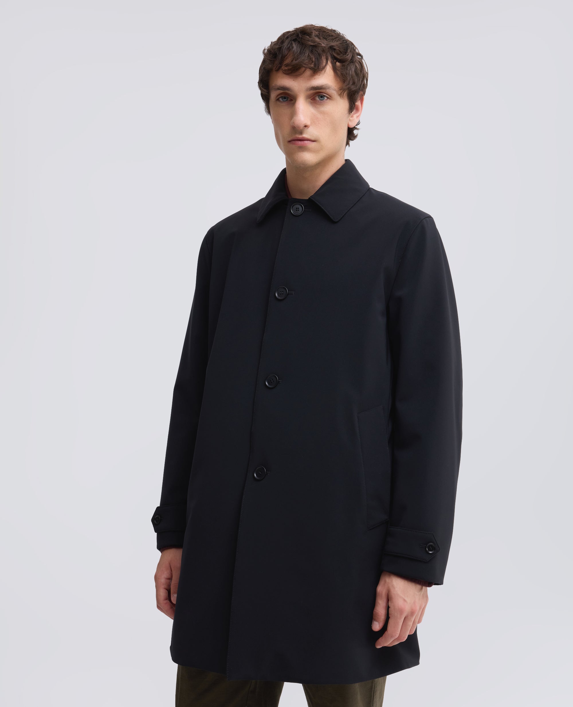 CAPPOTTO PERFETTO IN POLIESTERE - NERO - ASPESI