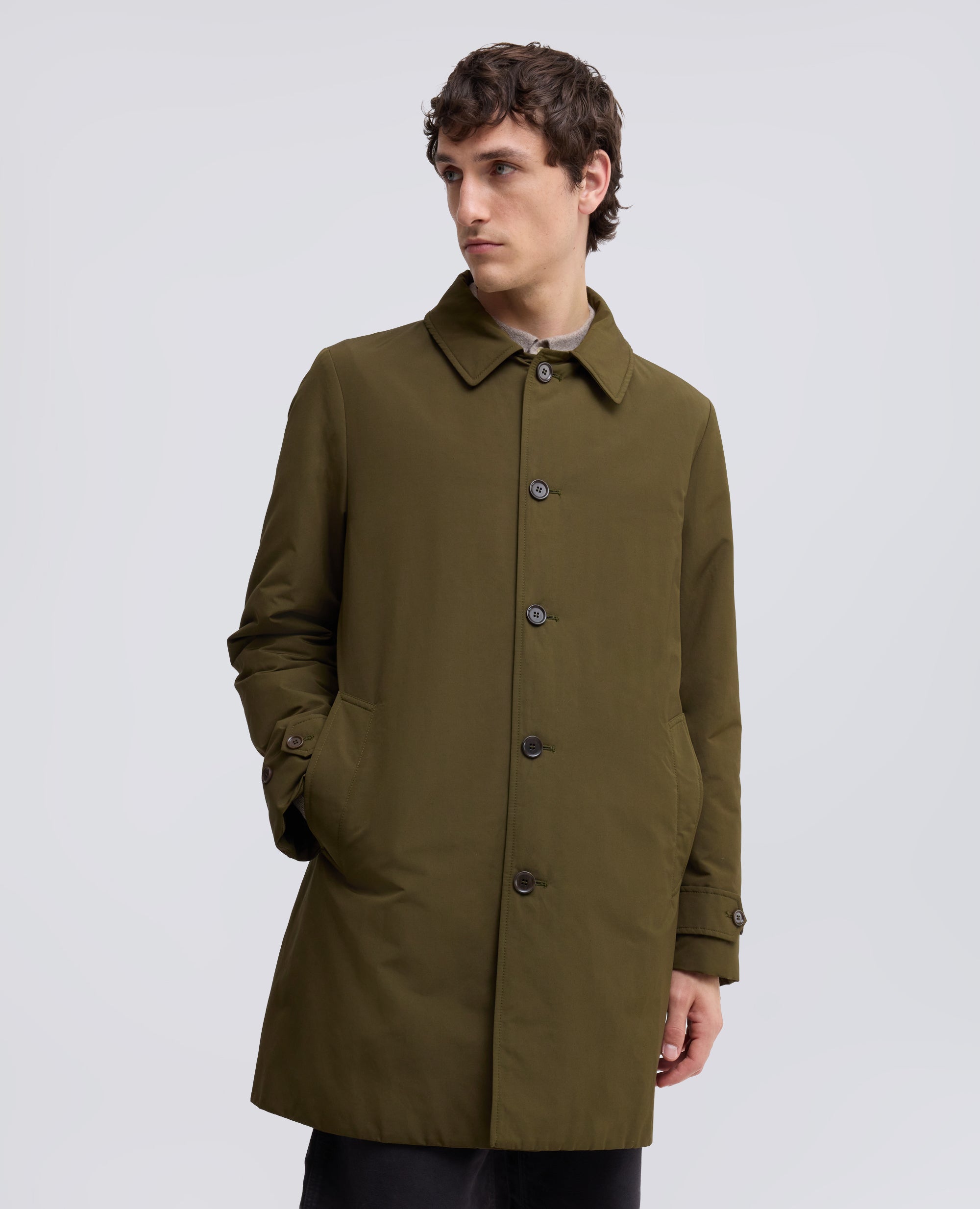 IMPERMEABILE VODKA LE IN COTONE NYLON - VERDE - ASPESI