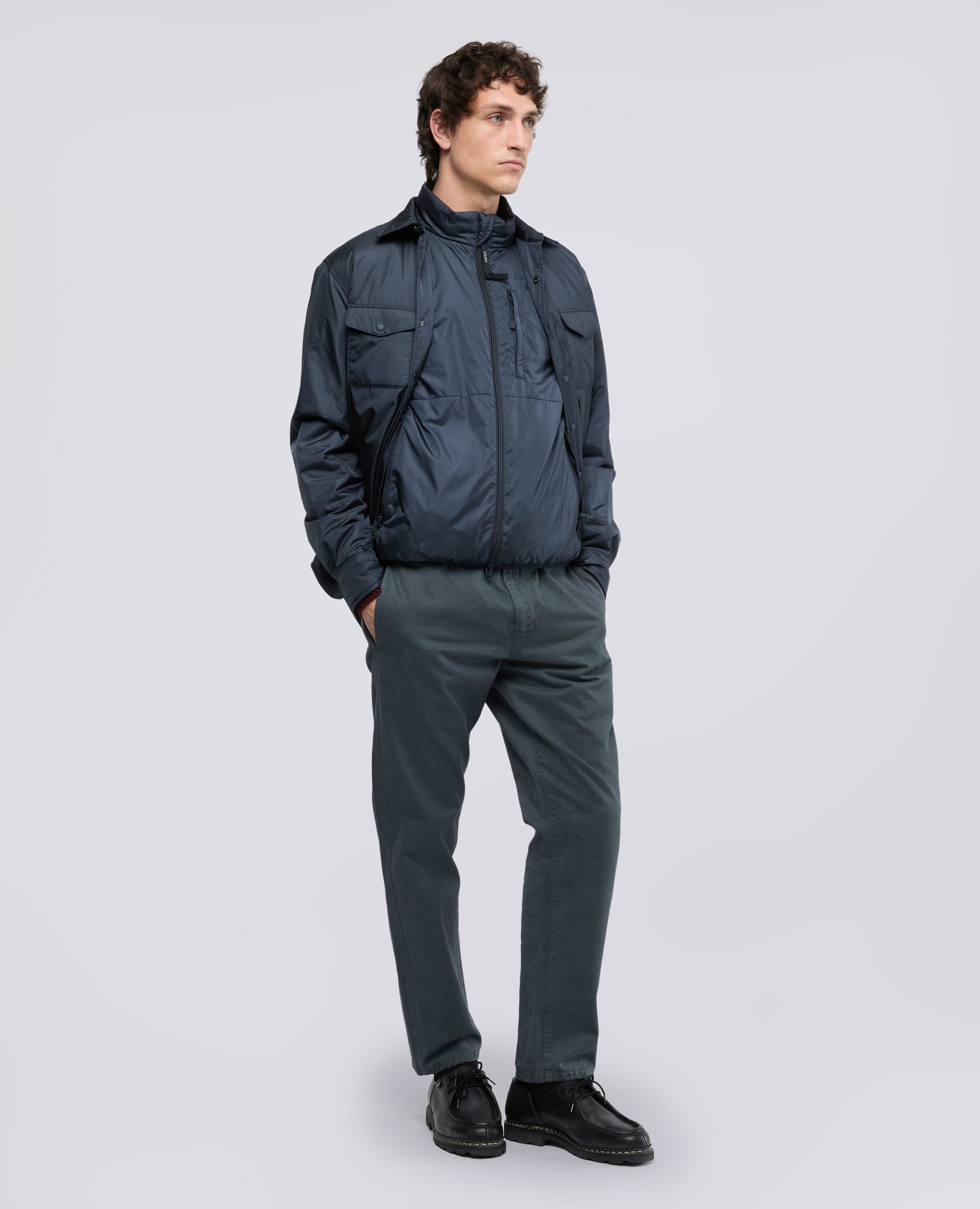 GILET JIL IN NYLON - NAVY - ASPESI