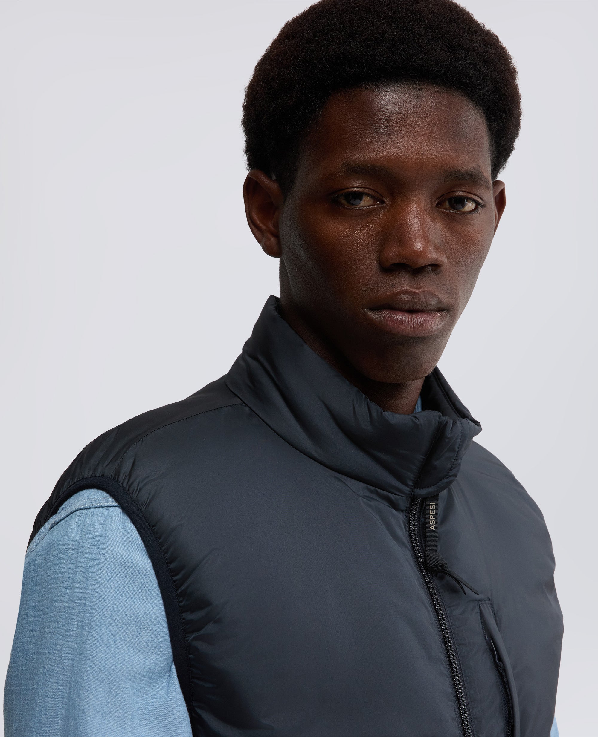 GILET JIL IN TESSUTO TECNICO-NAVY-NAVY-AZUL MARINO-NAVY-NAVY