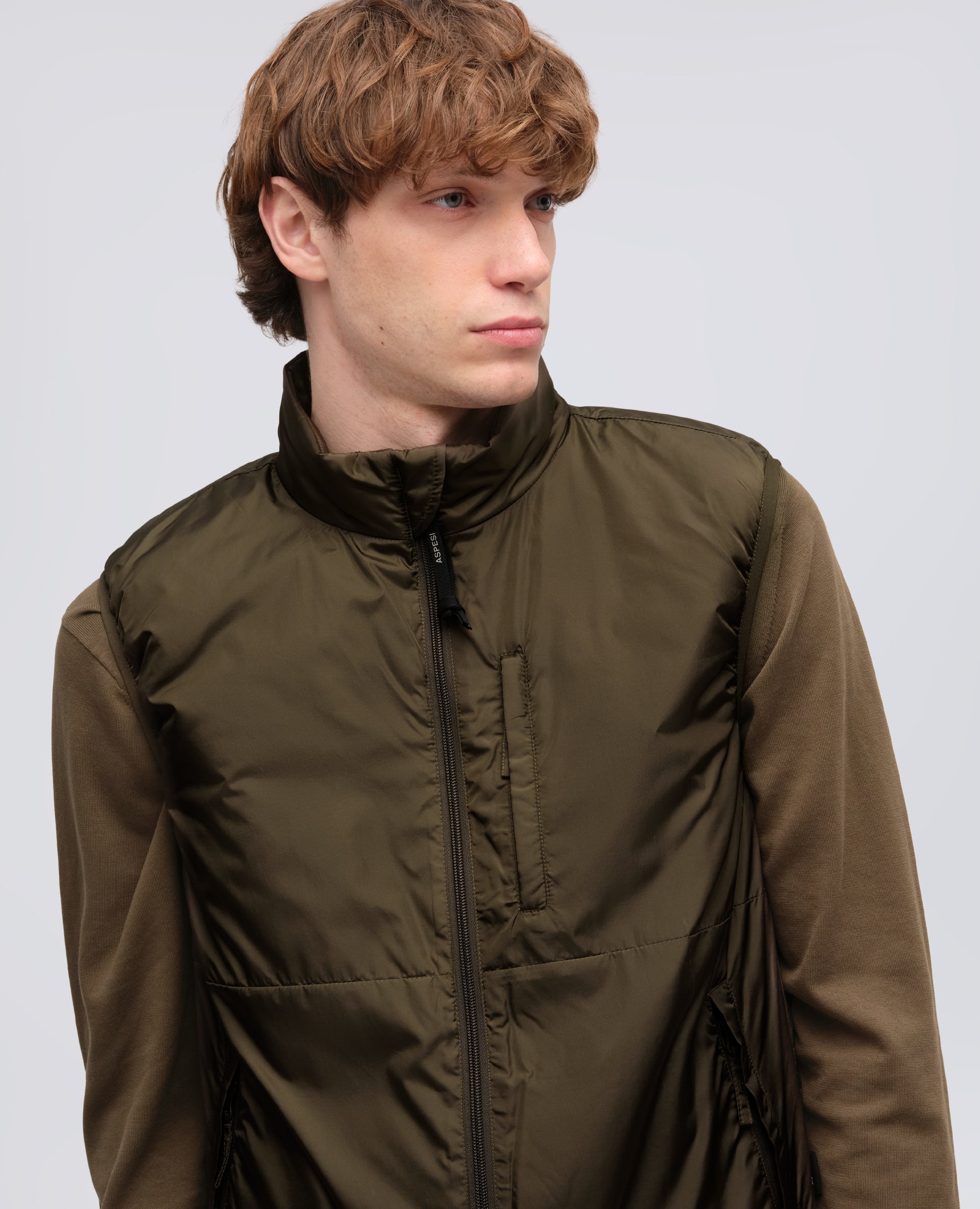 GILET EN NYLON JIL - VERDE - ASPESI
