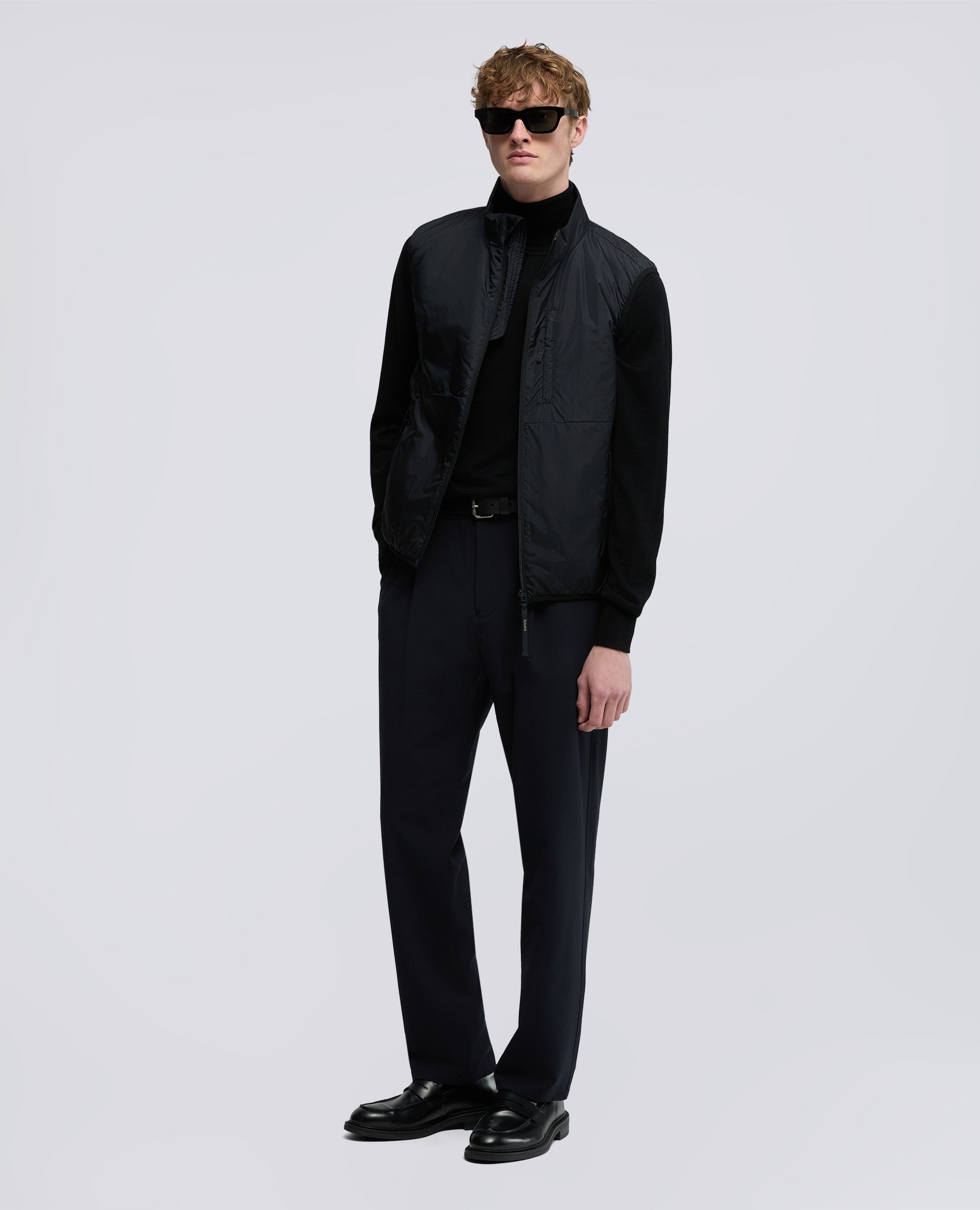 GILET JIL IN TESSUTO TECNICO-NERO-BLACK-NEGRO-SCHWARZ-NOIR