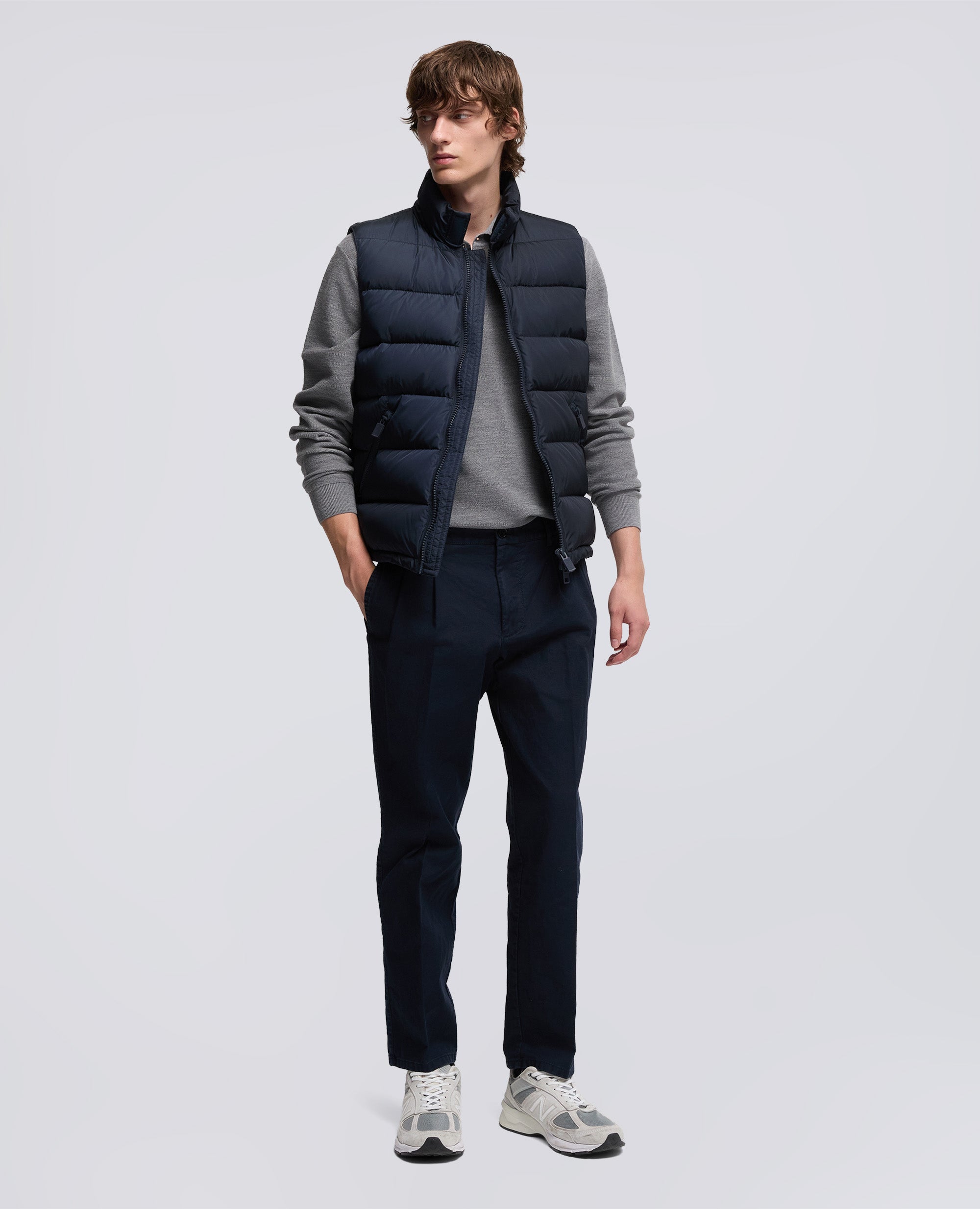 GILET PIUMA SLIM RE-NAVY-NAVY-AZUL MARINO-NAVY-NAVY