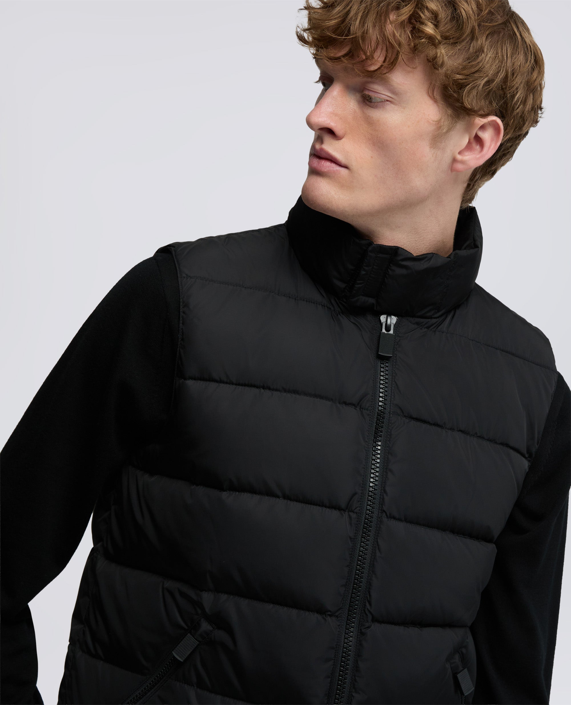 GILET PIUMA SLIM RE-NERO-BLACK-NEGRO-SCHWARZ-NOIR