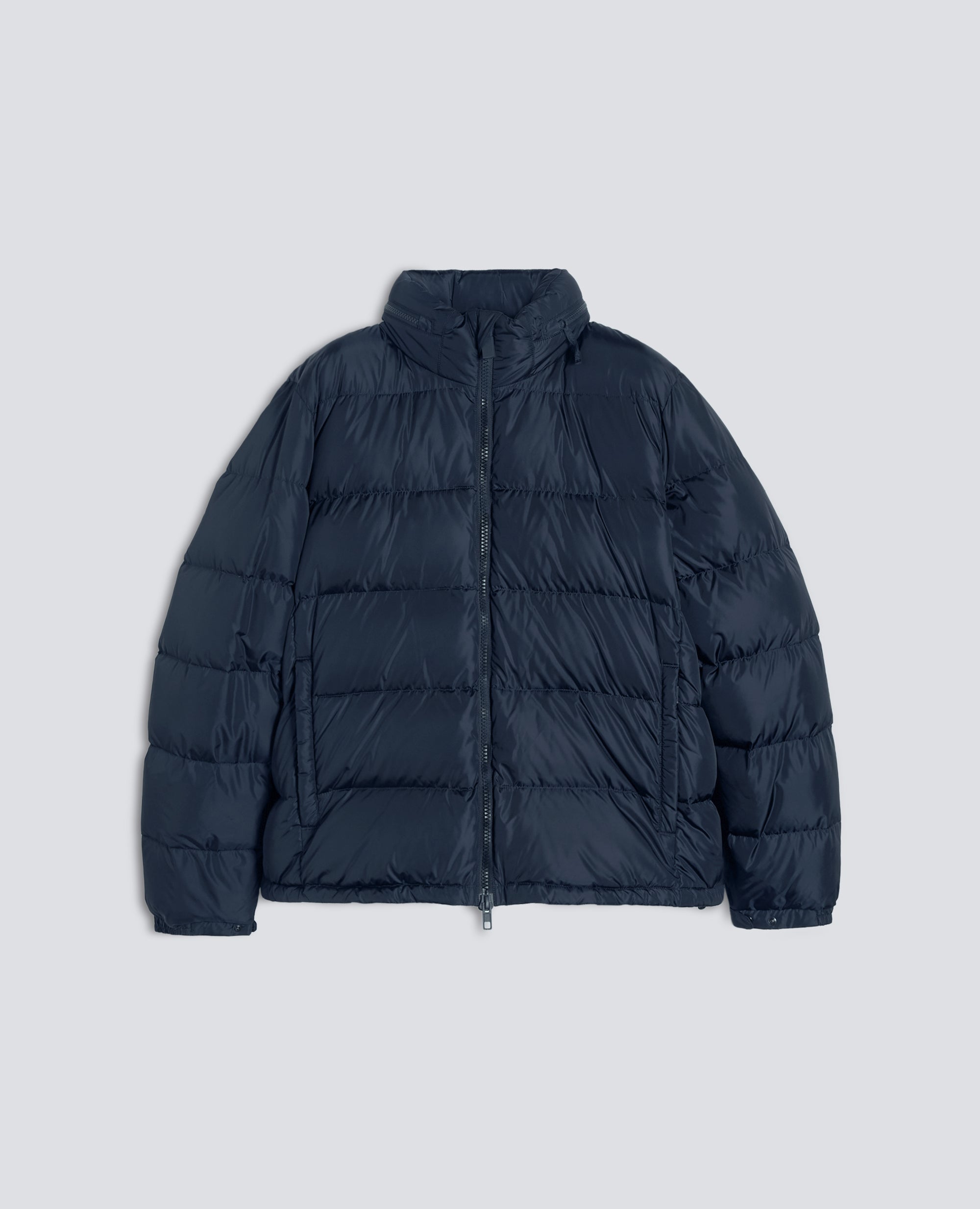 POCOELASTICO RE DOWN JACKET IN NYLON - NAVY - ASPESI