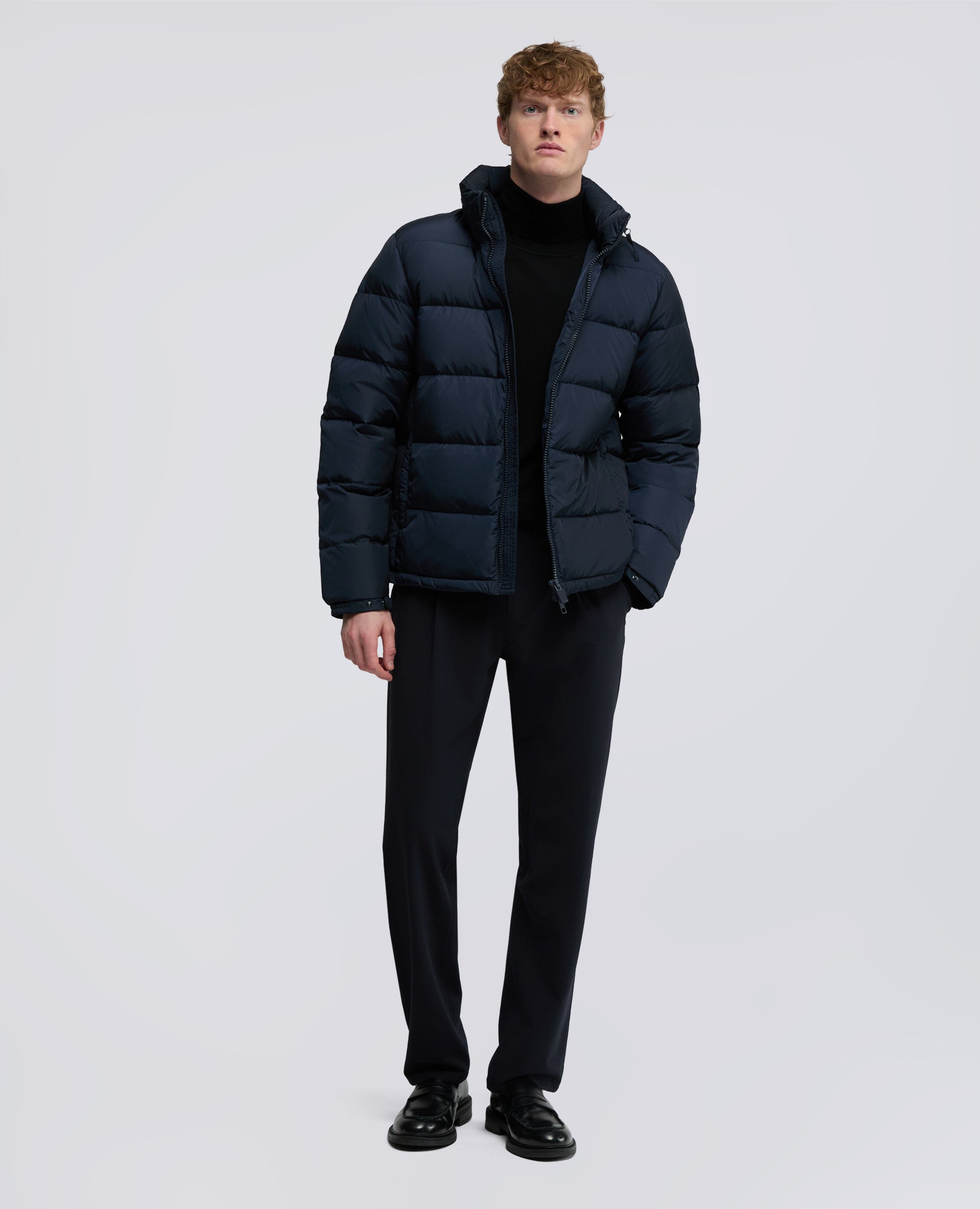 PIUMINO POCOELASTICO RE IN NYLON-NAVY-NAVY-AZUL MARINO-NAVY-NAVY