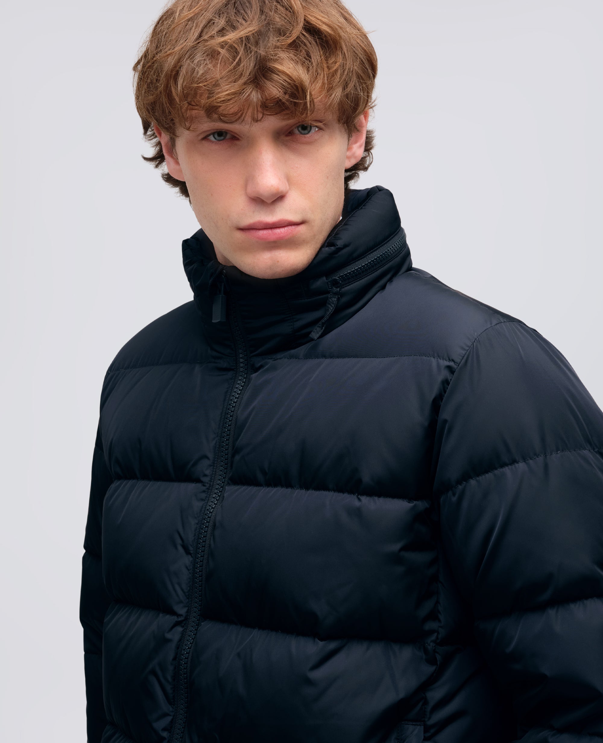 PIUMINO POCOELASTICO RE IN NYLON-NAVY-NAVY-AZUL MARINO-NAVY-NAVY