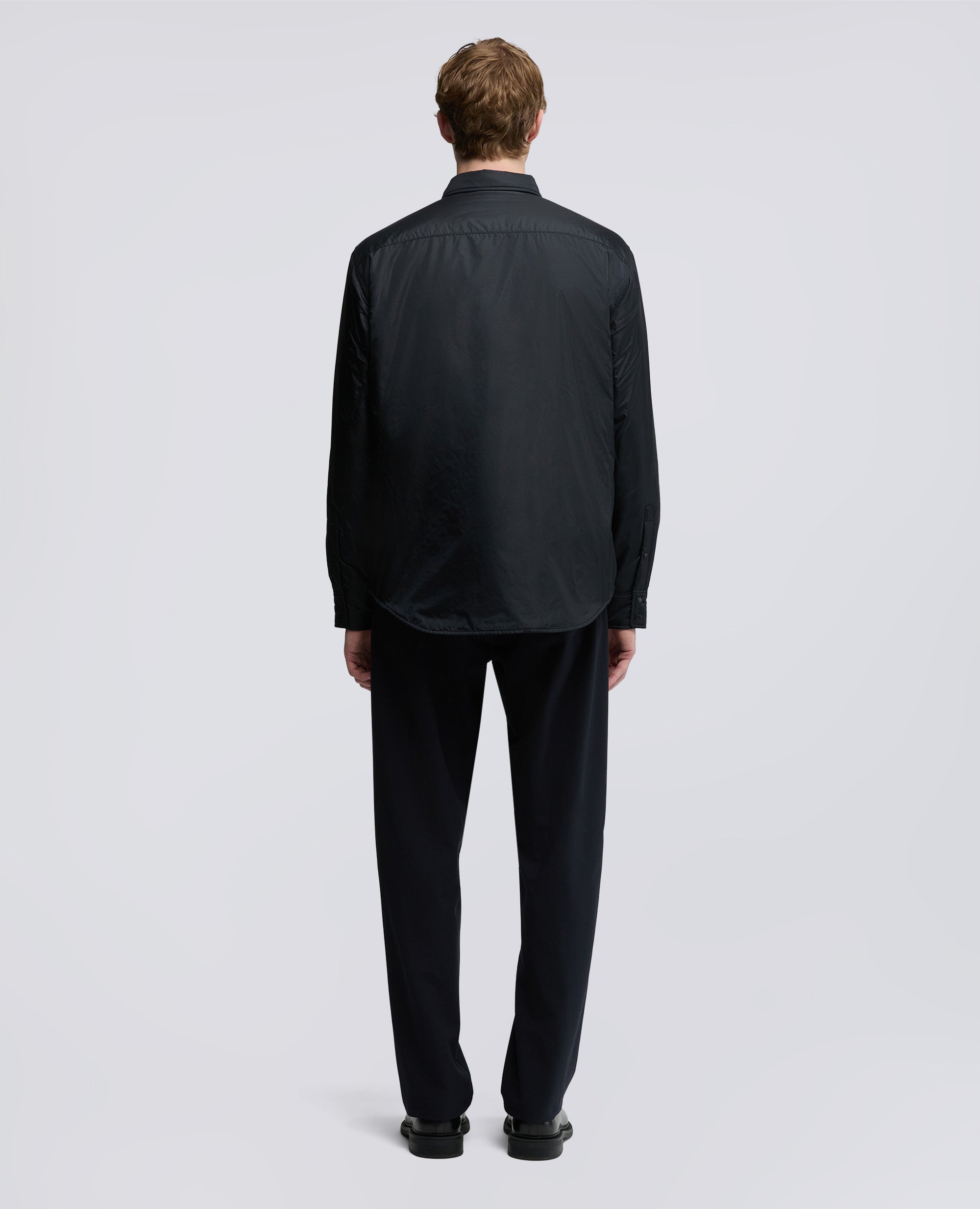 CAMICIA 13 PIU IN NYLON-NERO-BLACK-NEGRO-SCHWARZ-NOIR