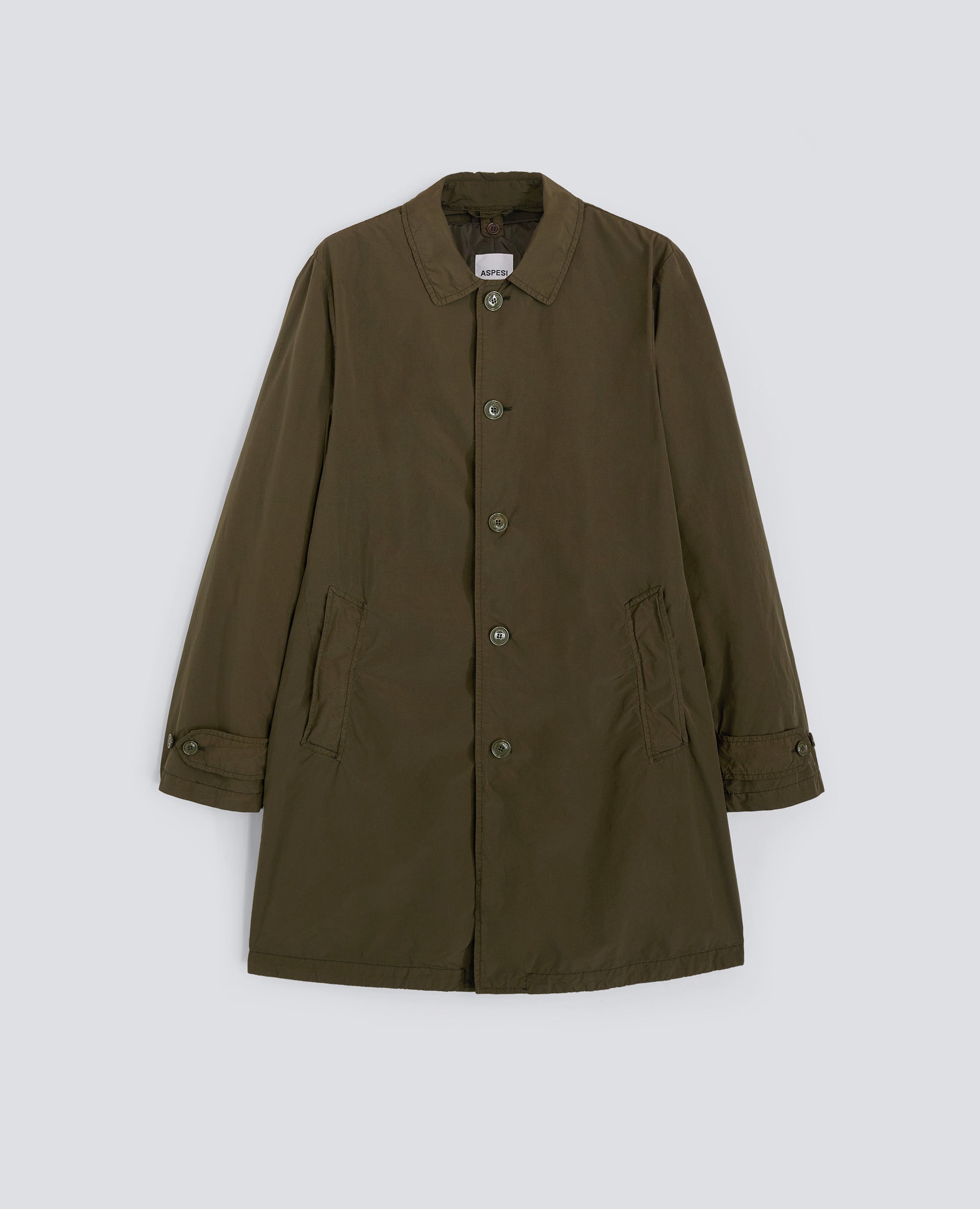 IMPERMEABILE IN POLIESTERE E NYLON COMPATTO-MILITARE-MILITARY-MILITAR-MILITAR-MILITAIRE