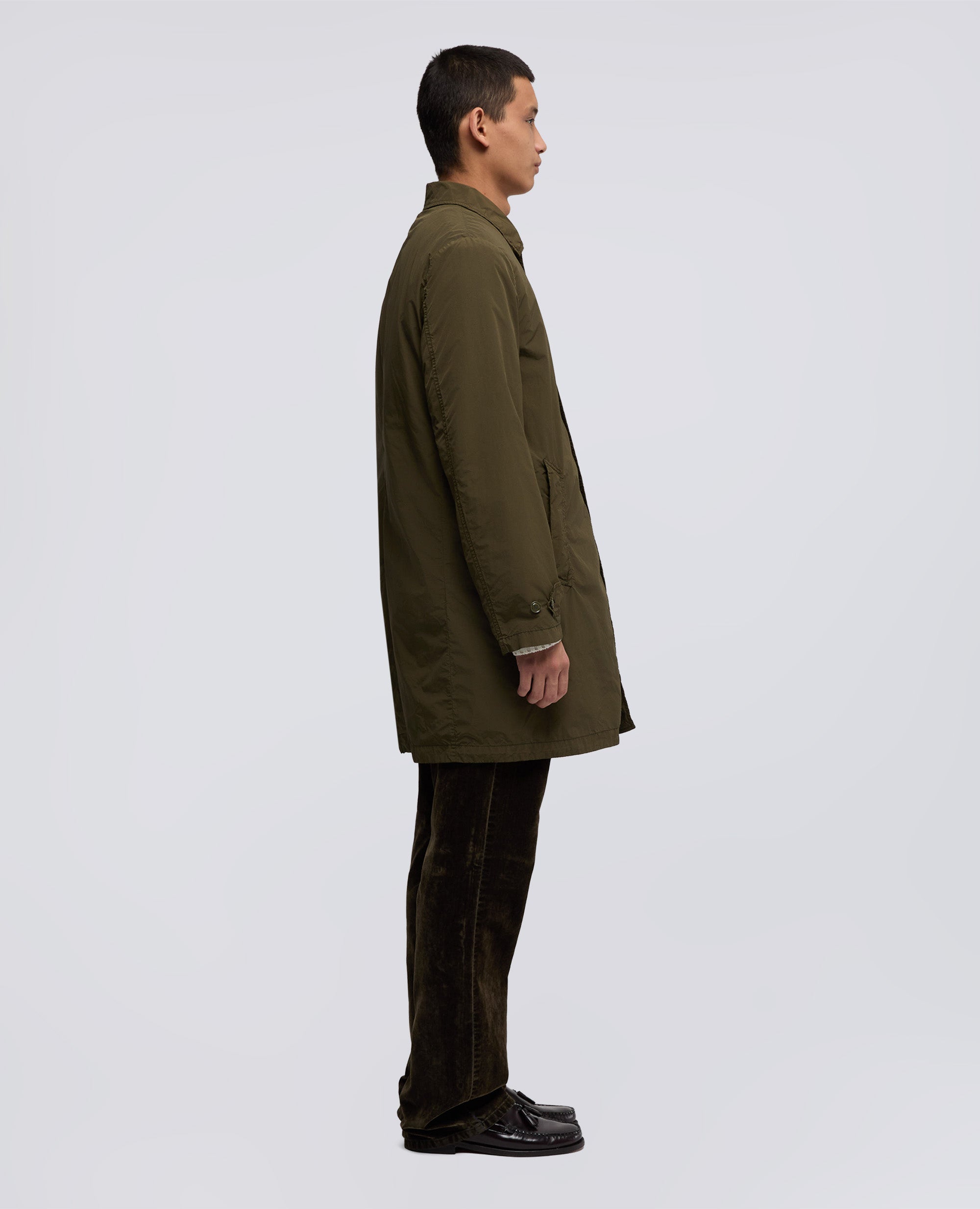 IMPERMEABILE IN POLIESTERE E NYLON COMPATTO-MILITARE-MILITARY-MILITAR-MILITAR-MILITAIRE