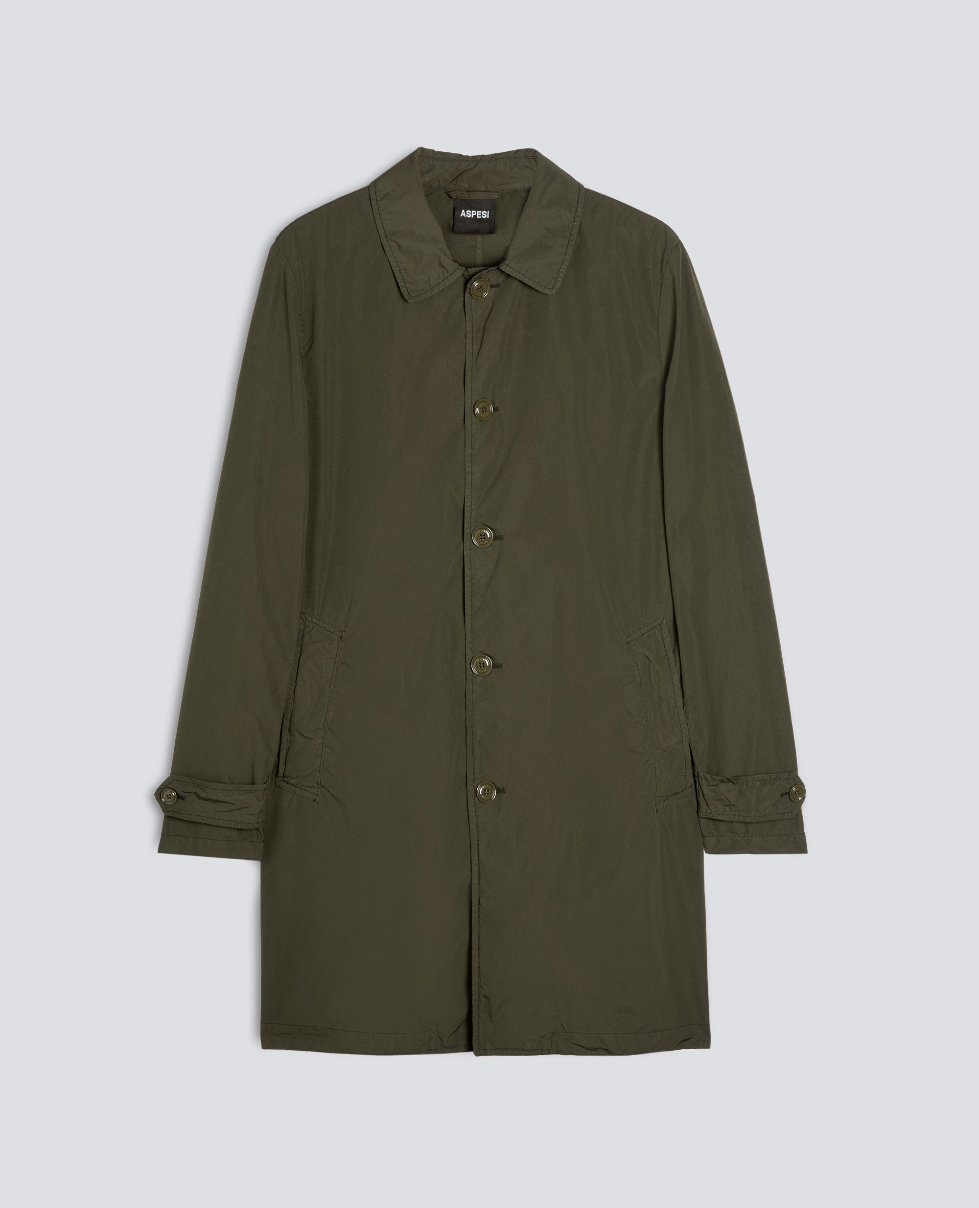 IMPERMEABILE IN POLIESTERE E NYLON COMPATTO-MILITARE-MILITARY-MILITAR-MILITAR-MILITAIRE