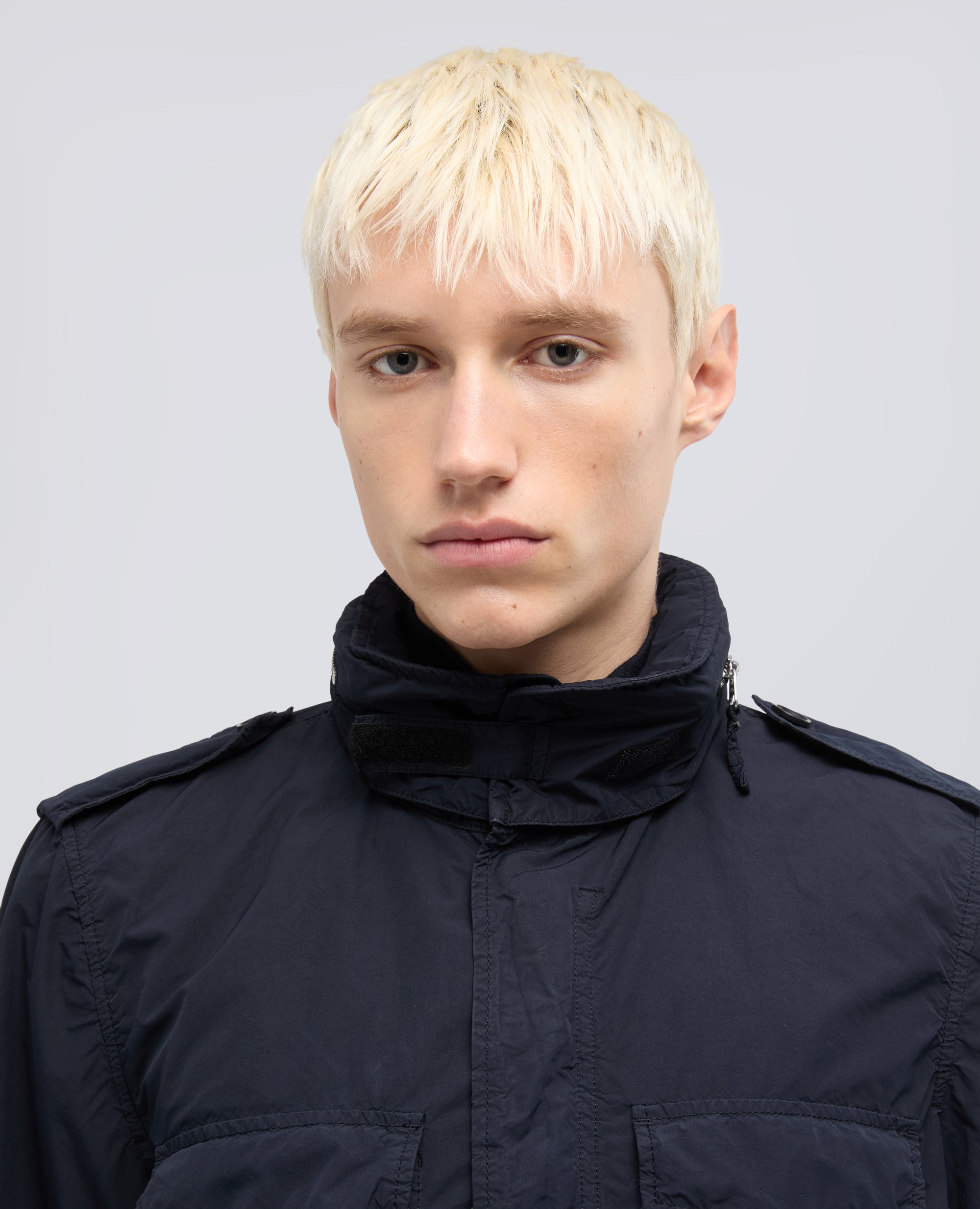 GIUBBOTTO 65 REPLICA IN POLIESTERE E NYLON COMPATTO-NAVY-NAVY-AZUL MARINO-NAVY-NAVY