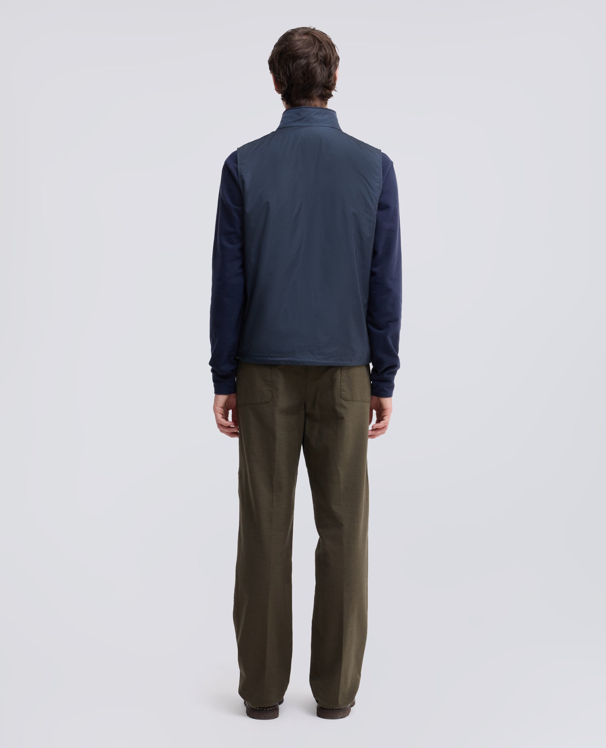 GILET VERNES IN NYLON - BLU - ASPESI