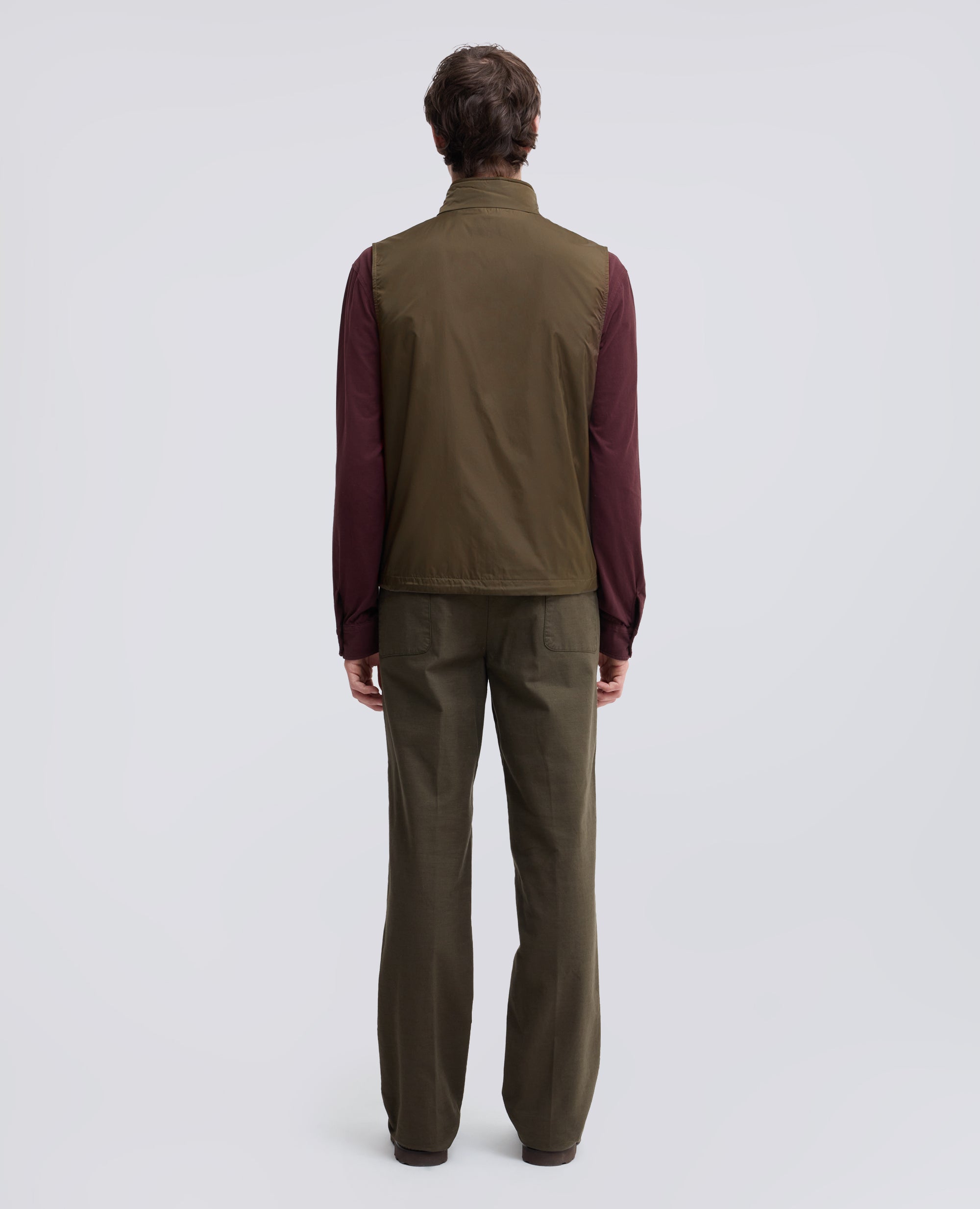 NYLON-WESTE -VERNES- - GRUN - ASPESI