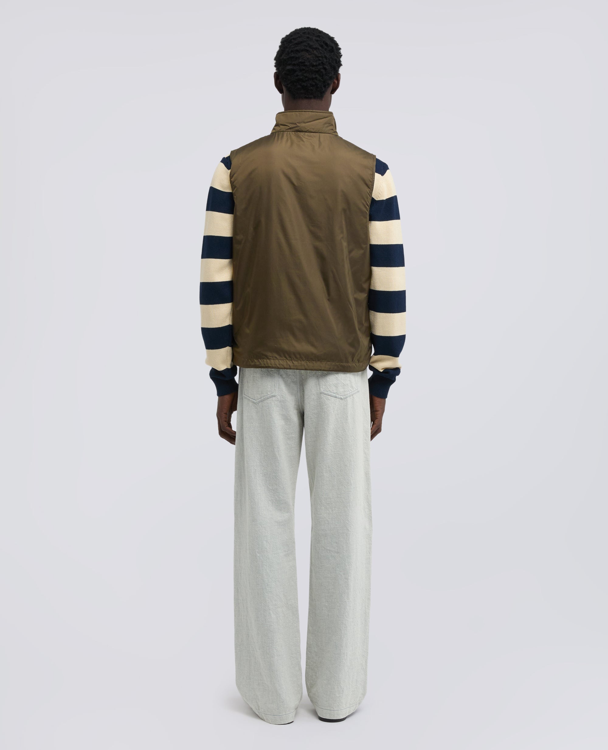 GILET VERNES IN NYLON-MILITARE-MILITARY-MILITAR-MILITAR-MILITAIRE