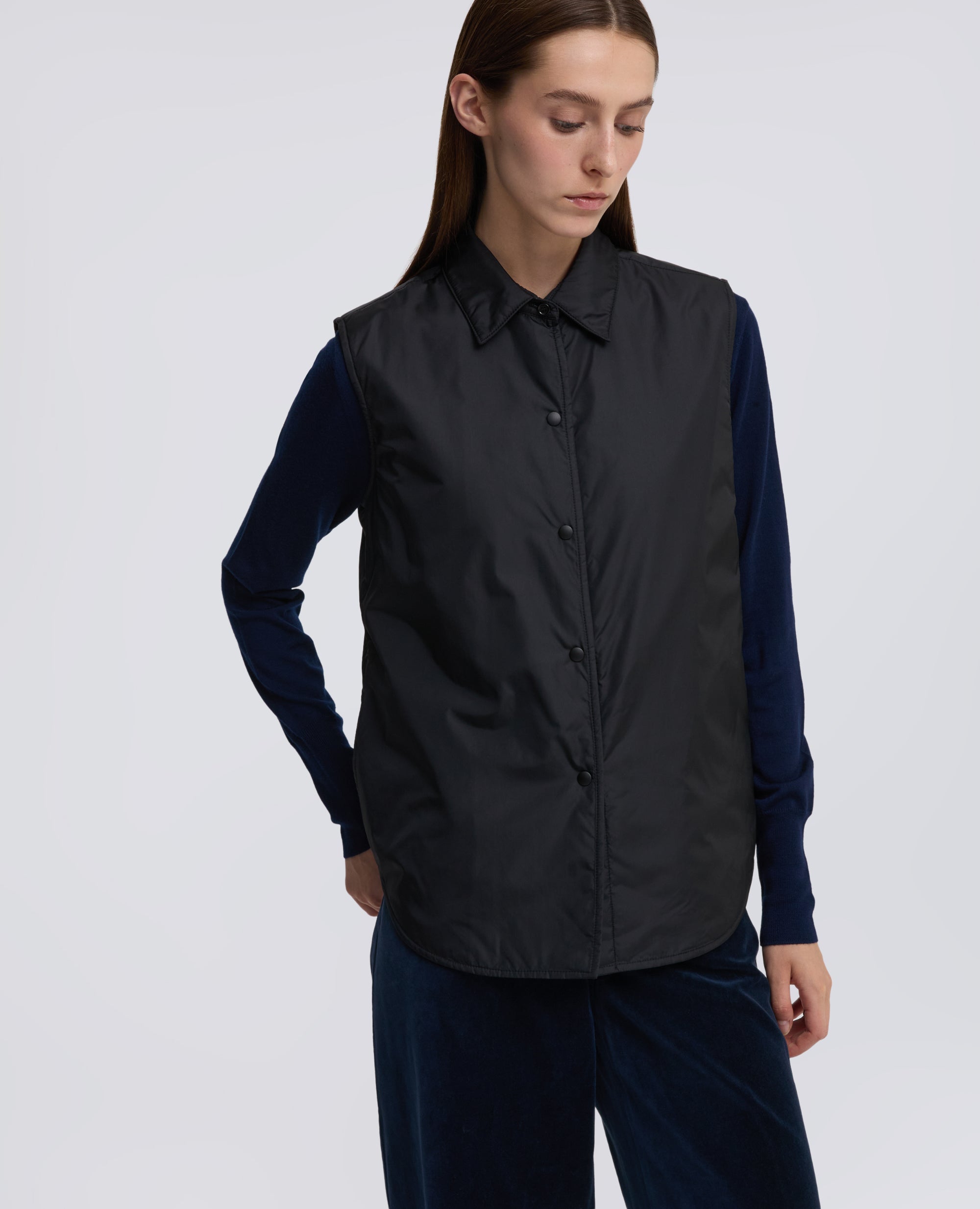 NYLON-DOTWESTE - SCHWARZ - ASPESI