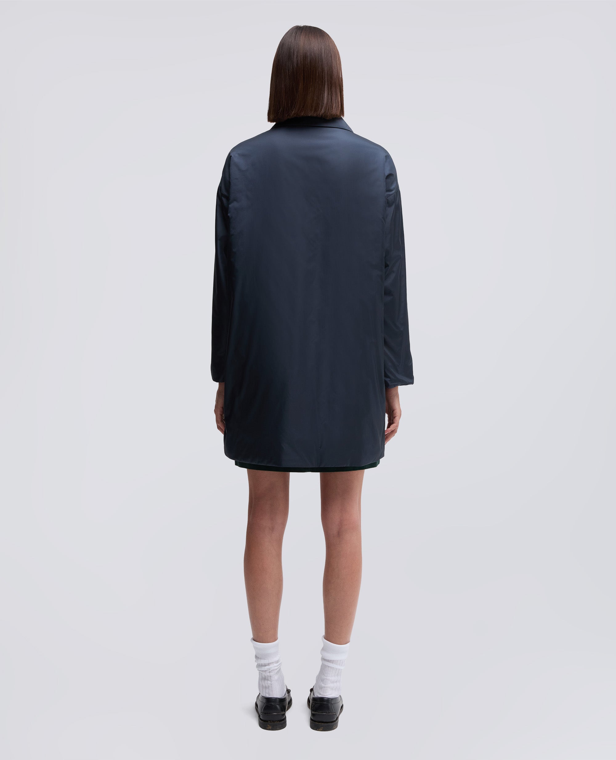 CAPPOTTO TEENA IN NYLON-NAVY-NAVY-AZUL MARINO-NAVY-NAVY