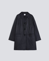CAPPOTTO TEENA IN NYLON-NERO-BLACK-NEGRO-SCHWARZ-NOIR