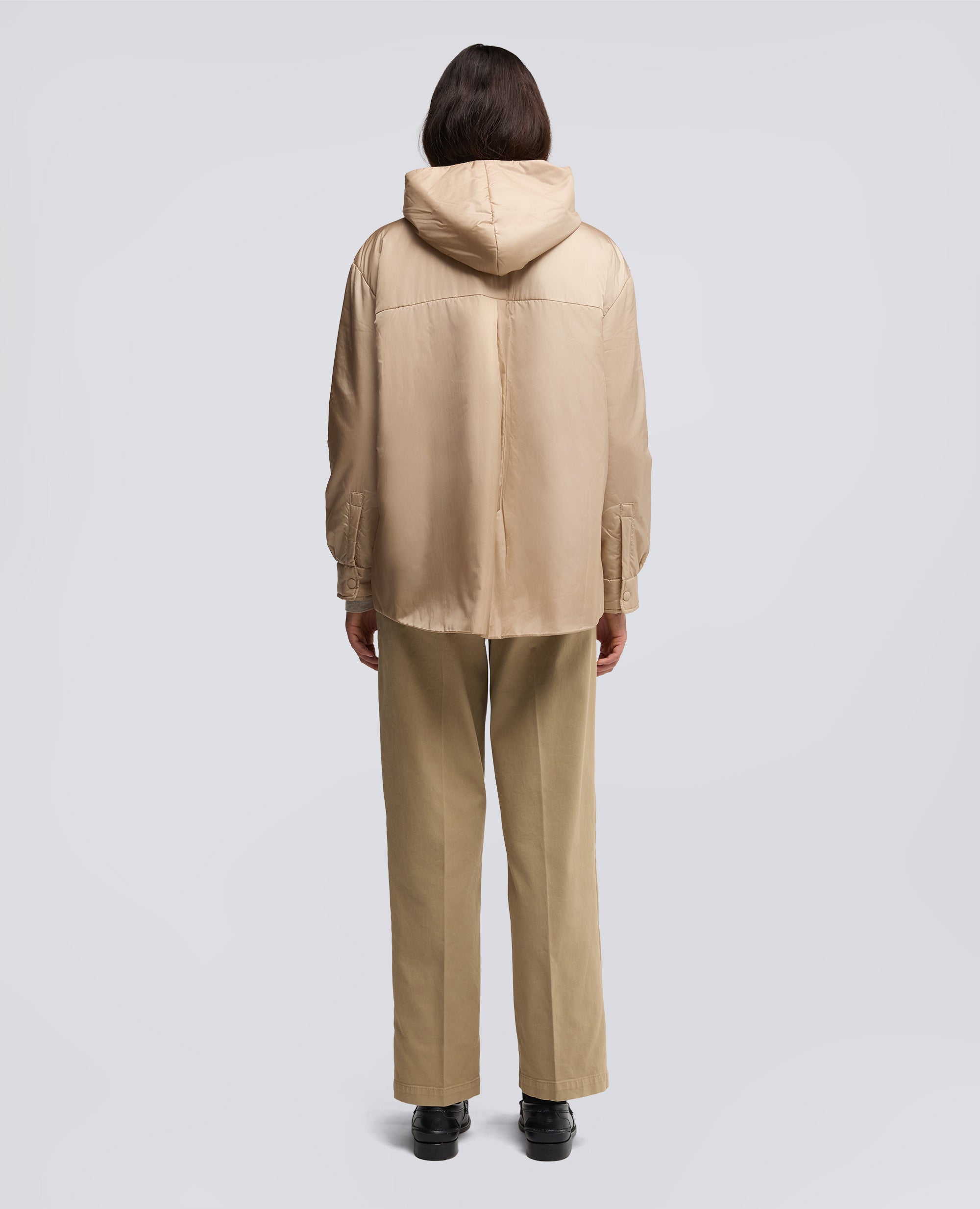 GIUBBOTTO BETH CON CAPPUCCIO-BEIGE-BEIGE-BEIS-BEIGE-BEIGE