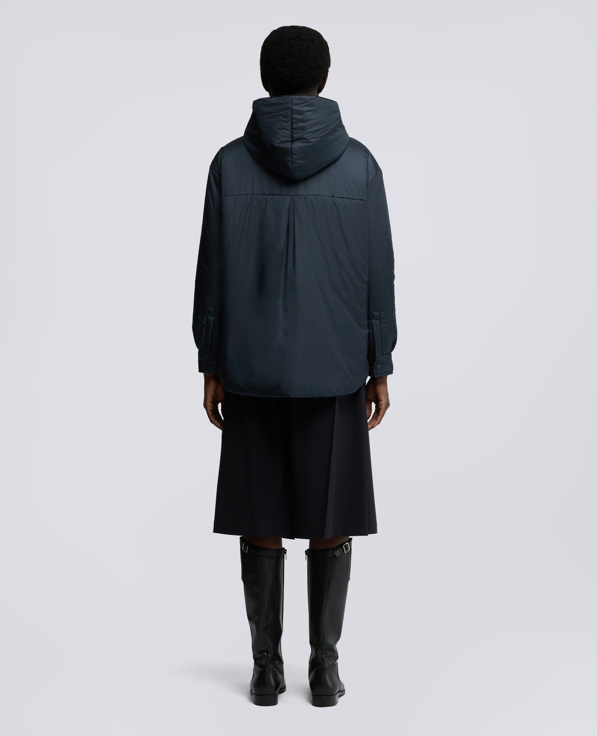 GIUBBOTTO BETH CON CAPPUCCIO-NAVY-NAVY-AZUL MARINO-NAVY-NAVY